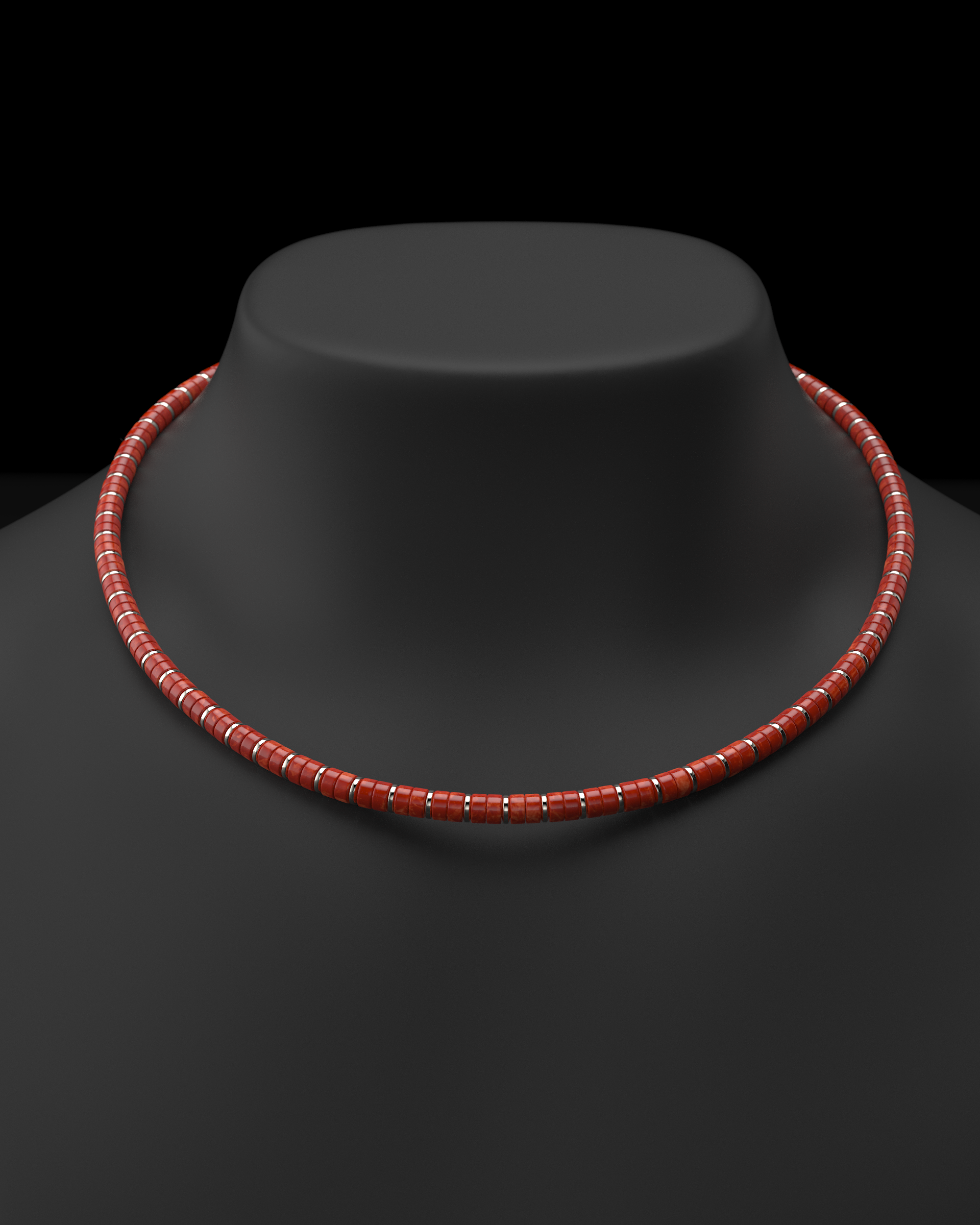 Onyx Halskette 4mm | Abstandhalter#2