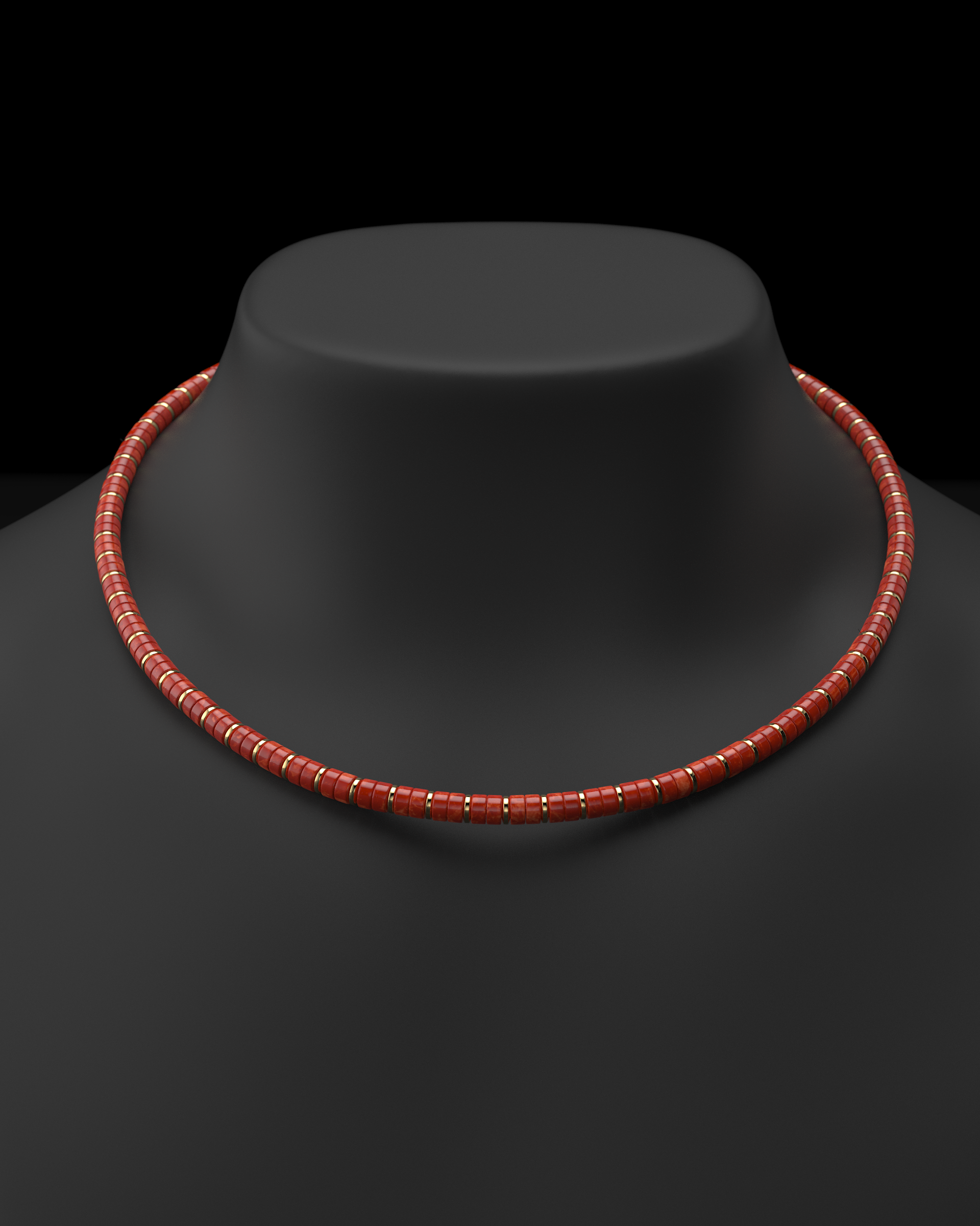 Onyx Halskette 4mm | Abstandhalter#2