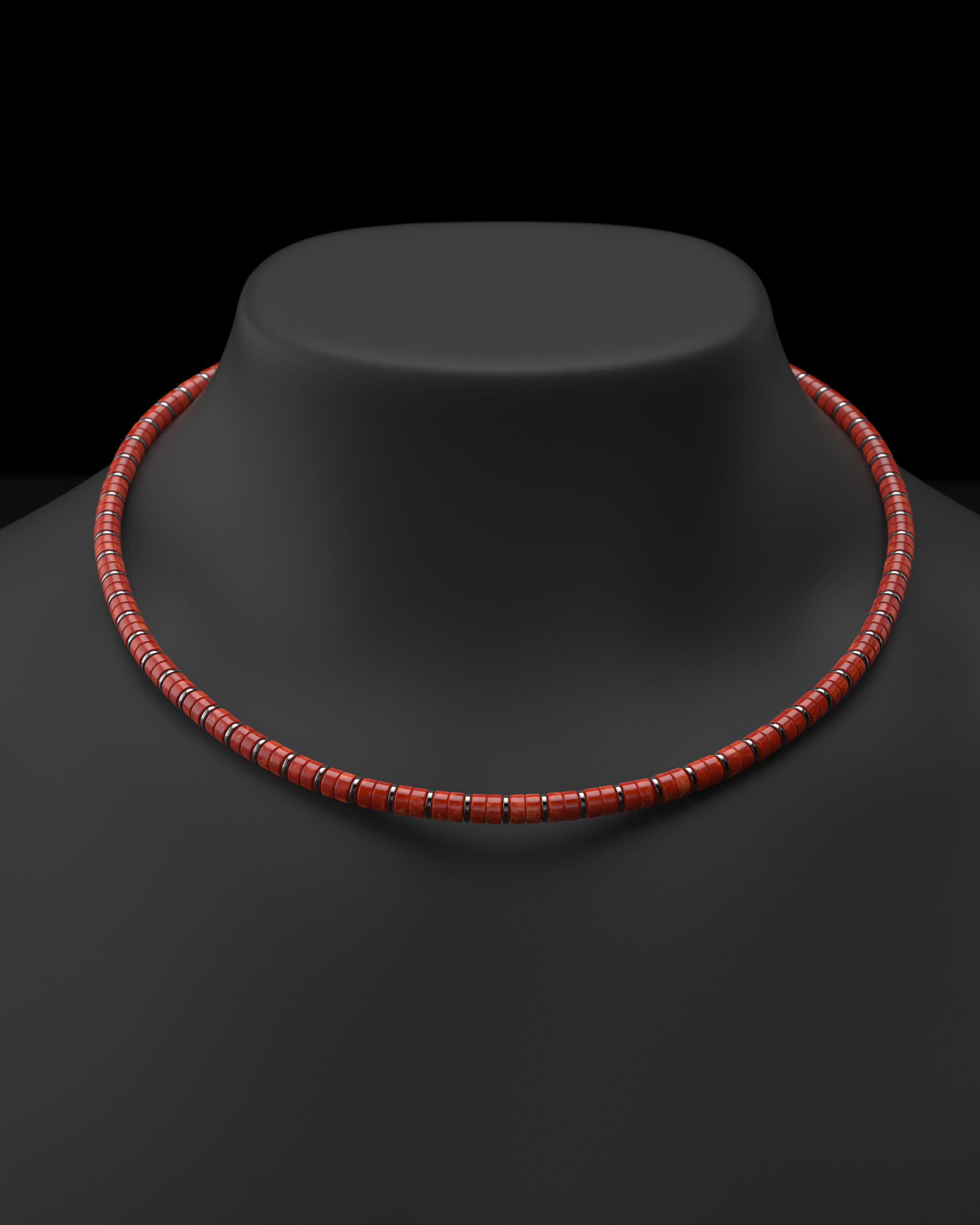 Onyx Halskette 4mm | Abstandhalter#2