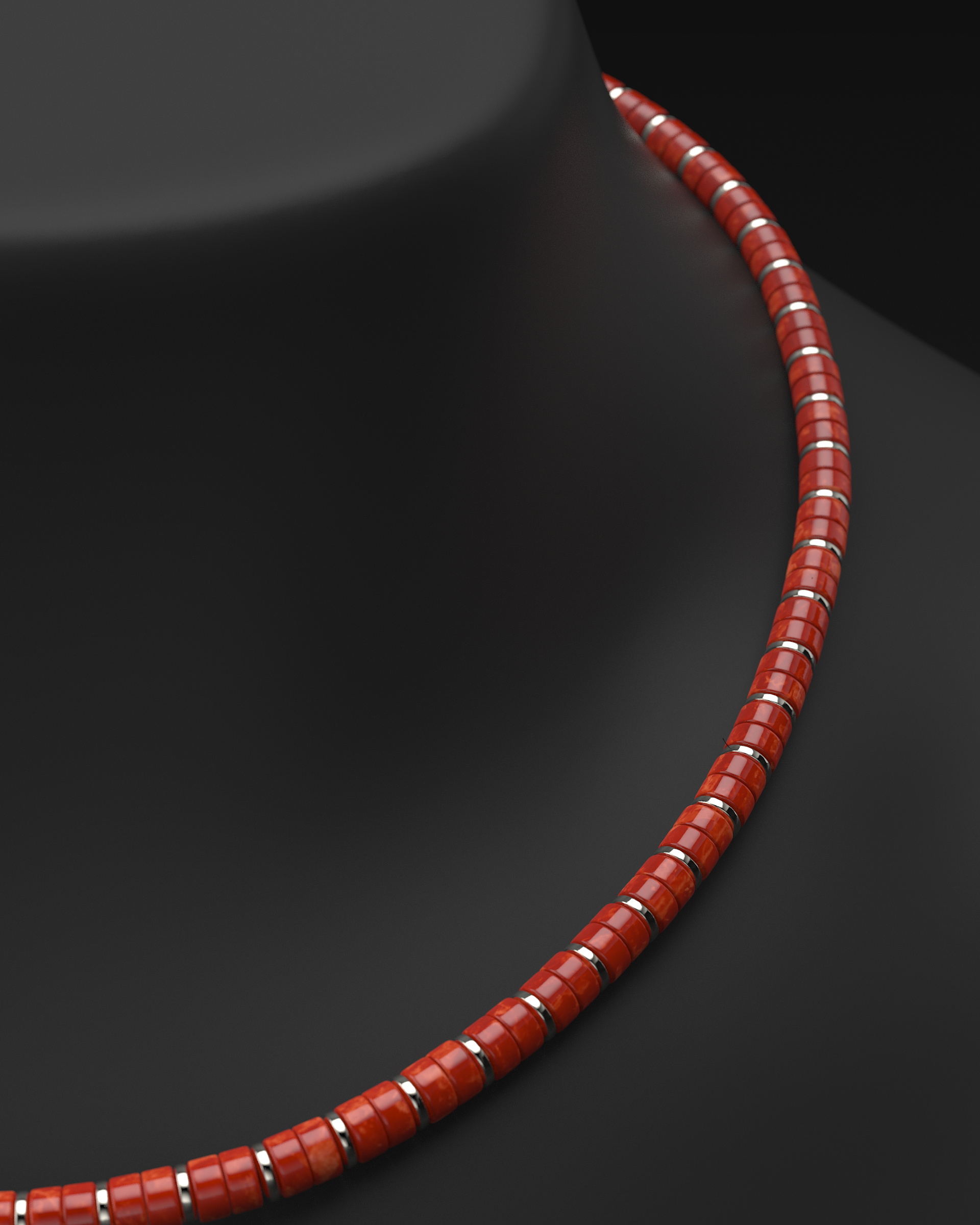 Onyx Halskette 4mm | Abstandhalter#2