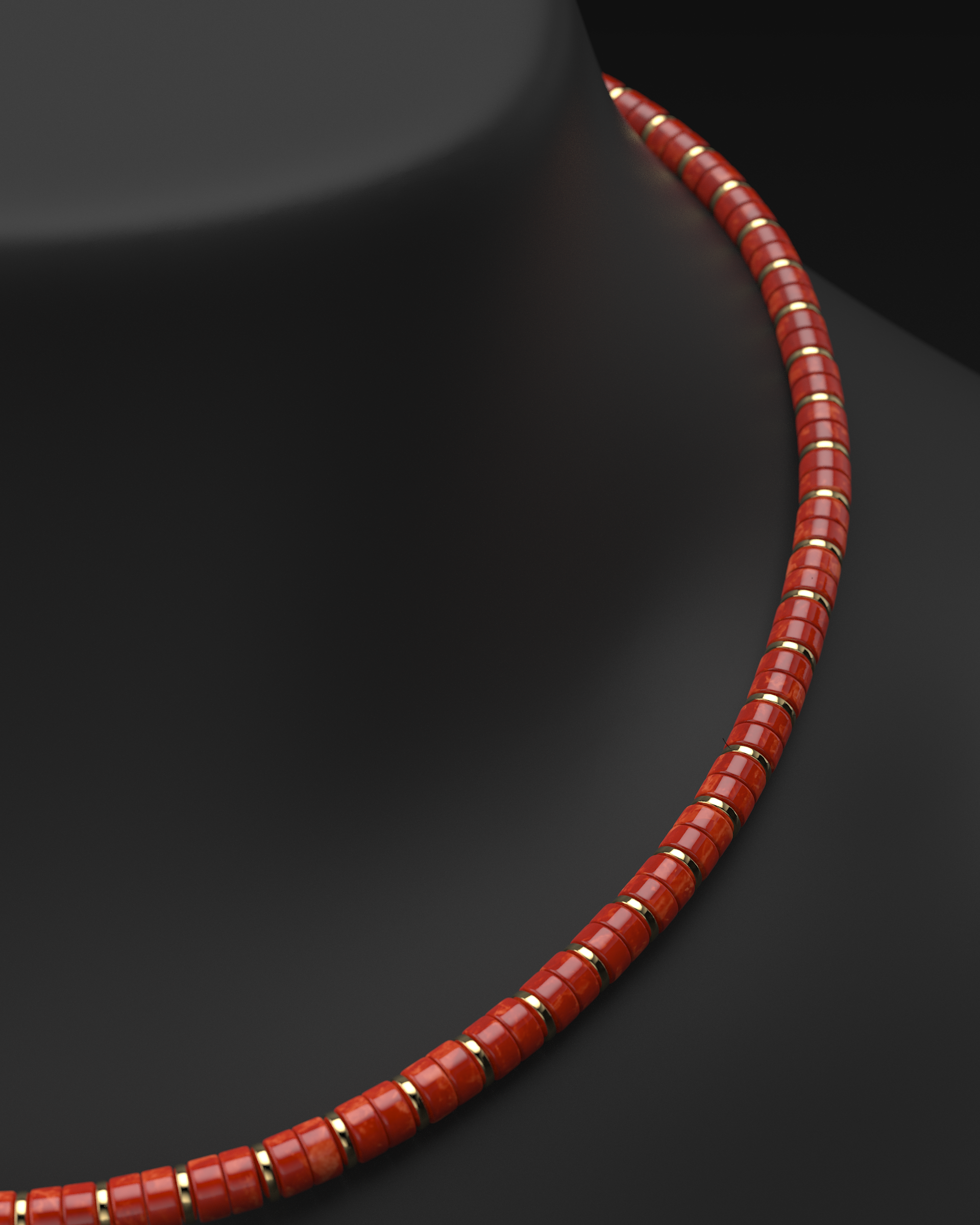 Onyx Halskette 4mm | Abstandhalter#2