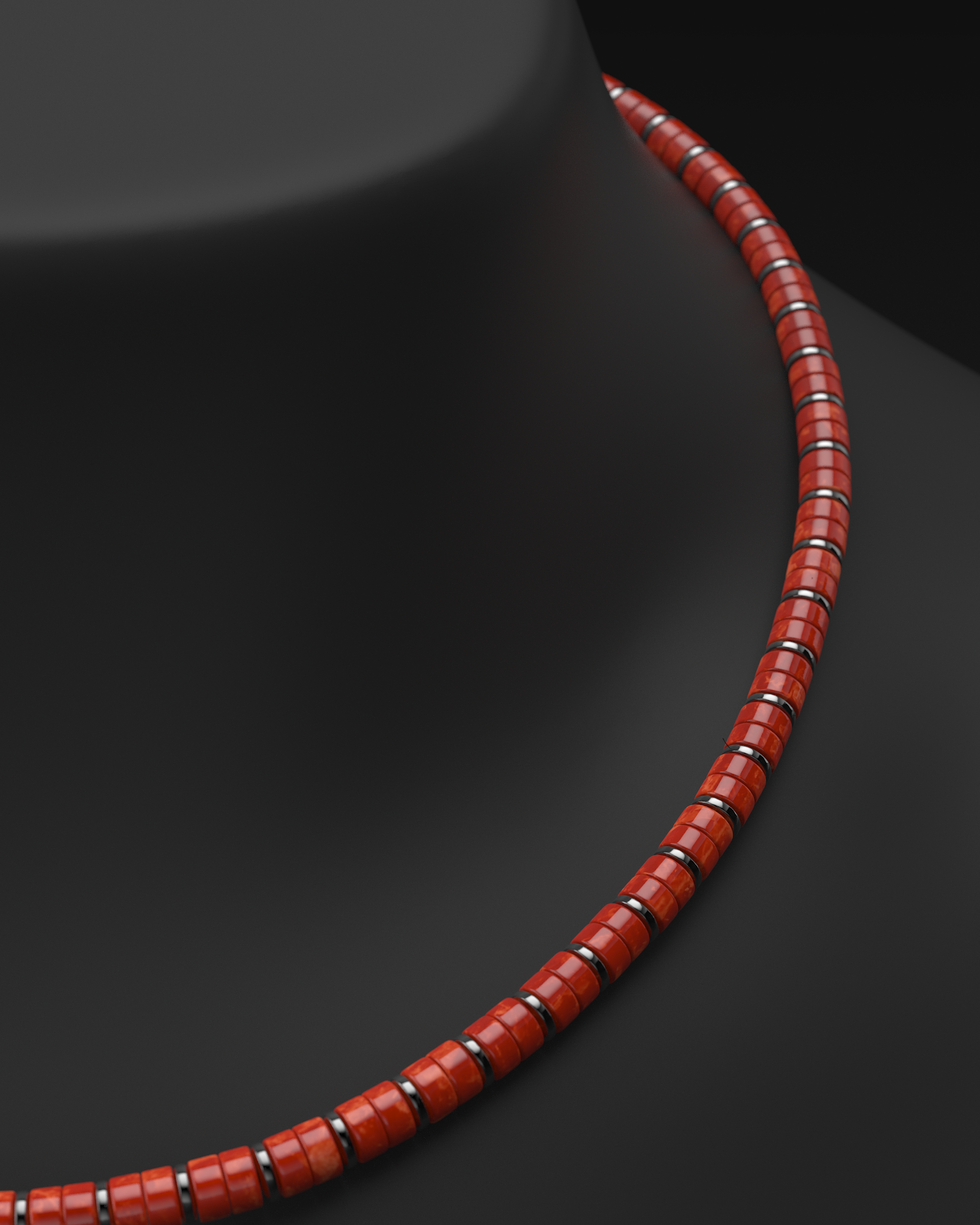 Onyx Halskette 4mm | Abstandhalter#2