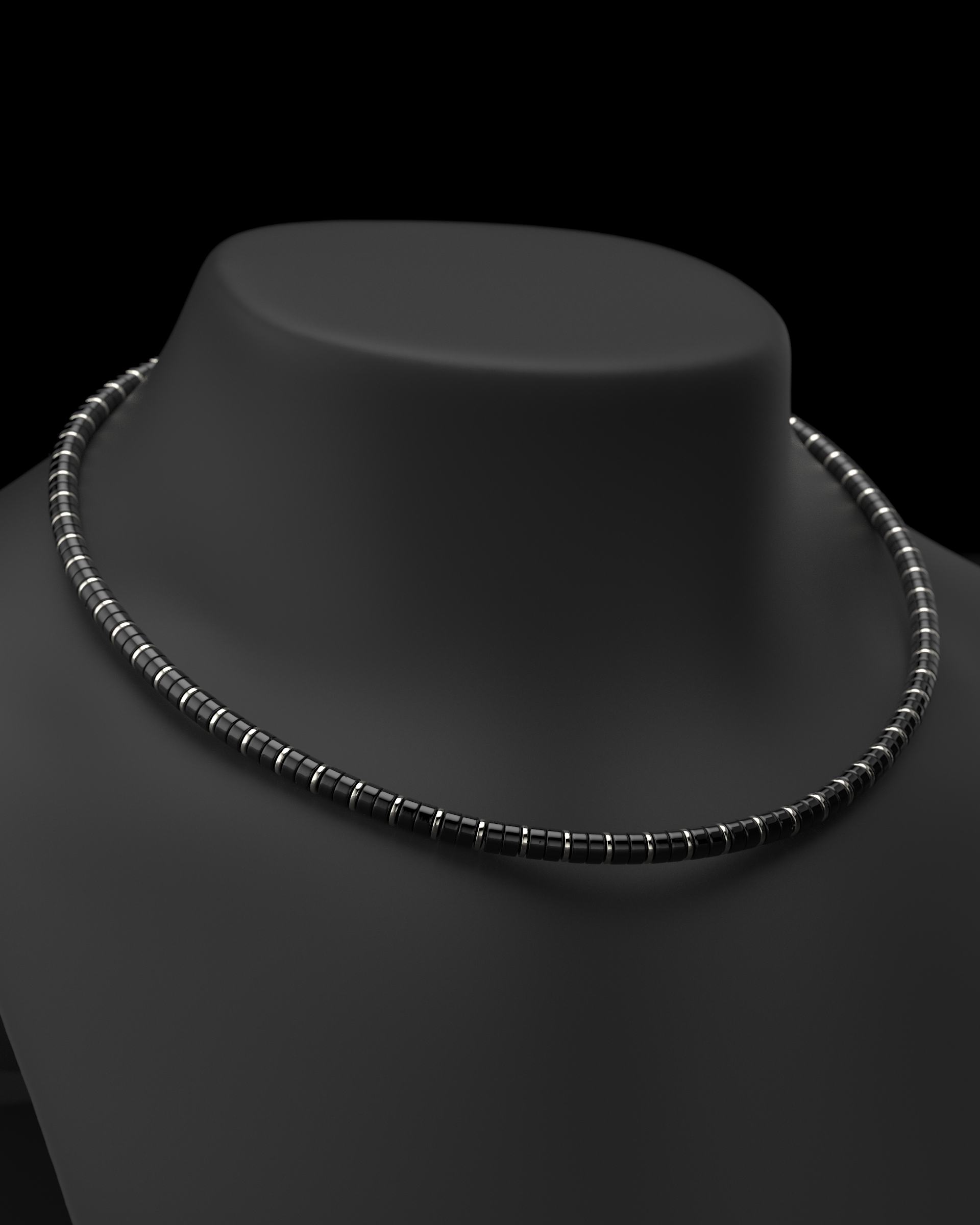 Onyx Halskette 6mm | Abstandshalter Nr. 2