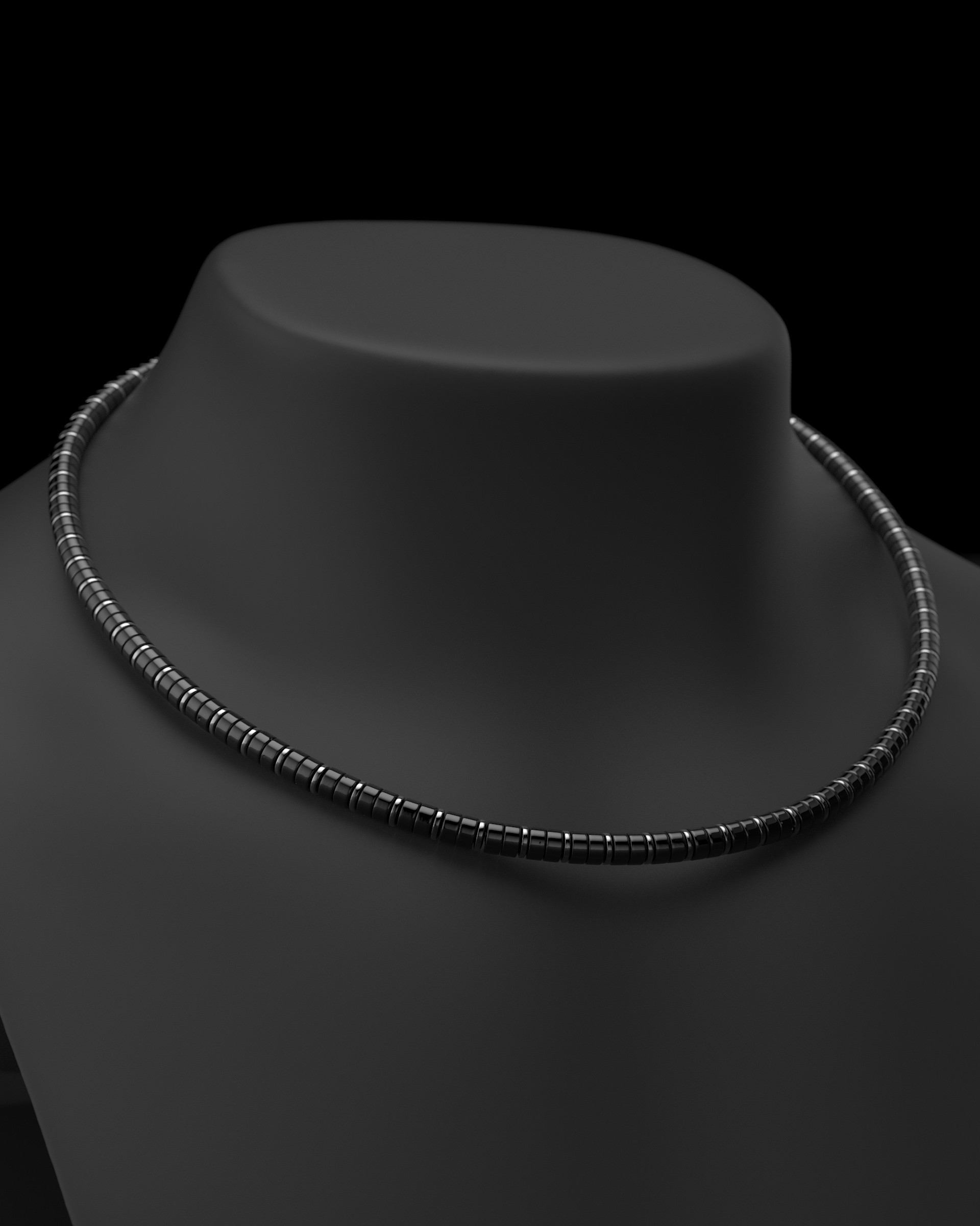 Onyx Halskette 6mm | Abstandshalter Nr. 2