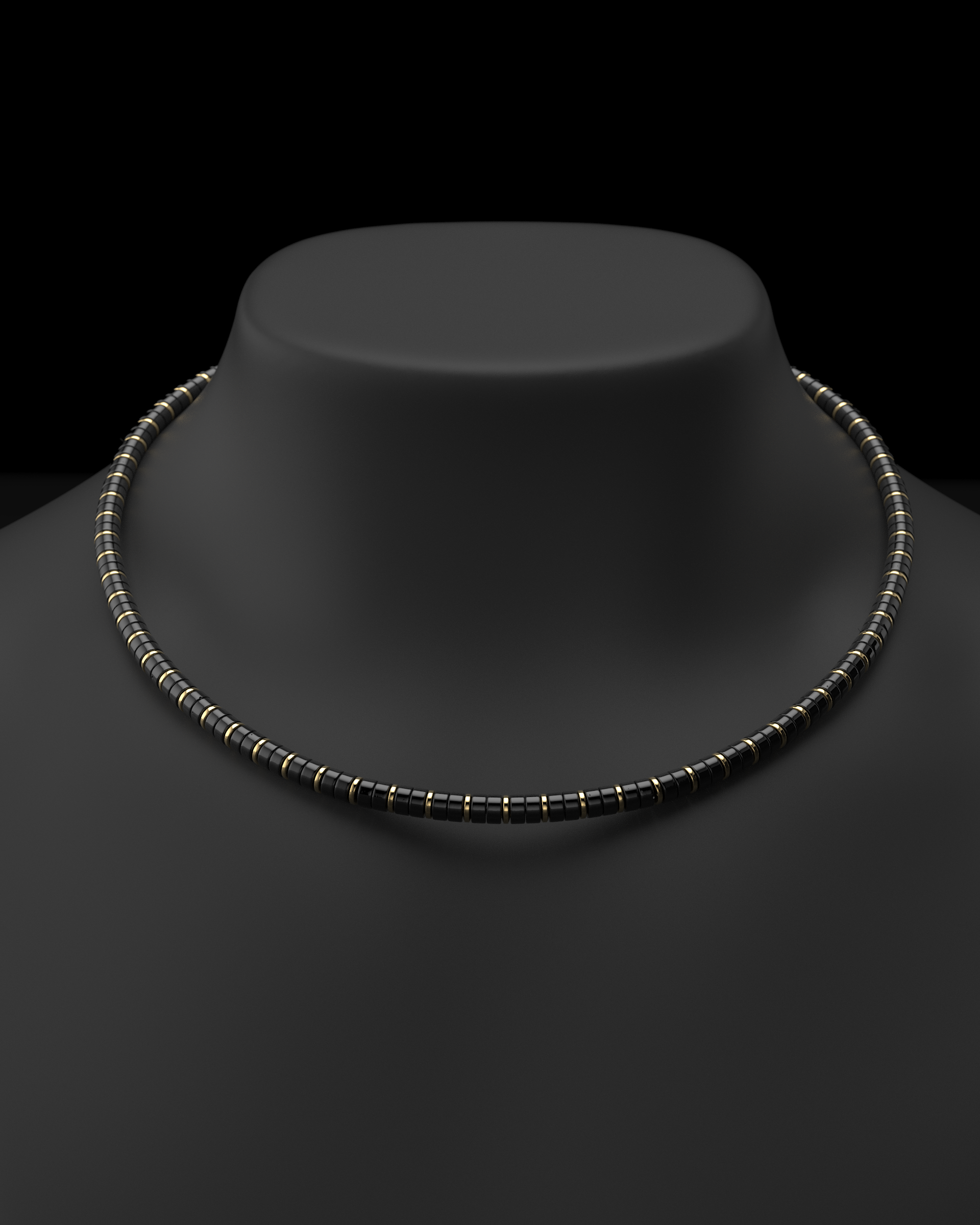 Onyx Halskette 6mm | Abstandshalter Nr. 2