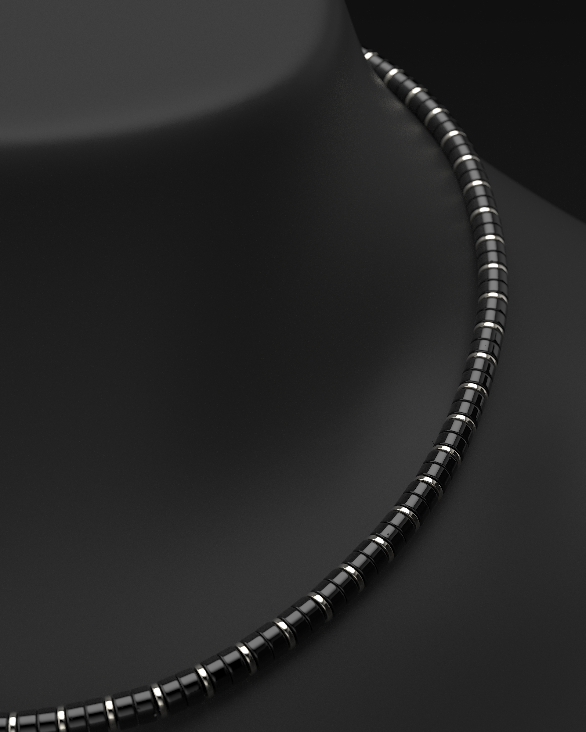 Onyx Halskette 6mm | Abstandshalter Nr. 2