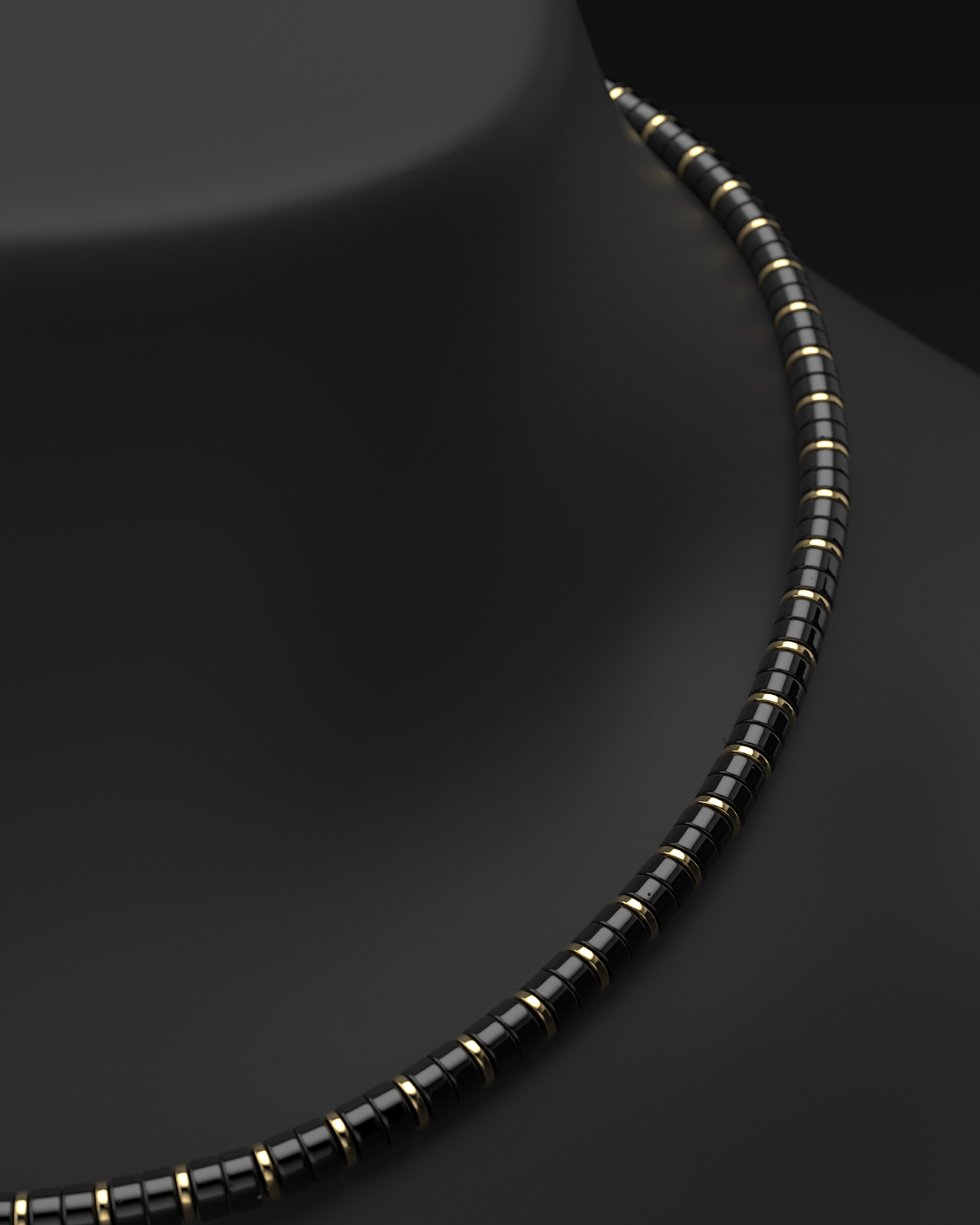 Onyx Halskette 6mm | Abstandshalter Nr. 2