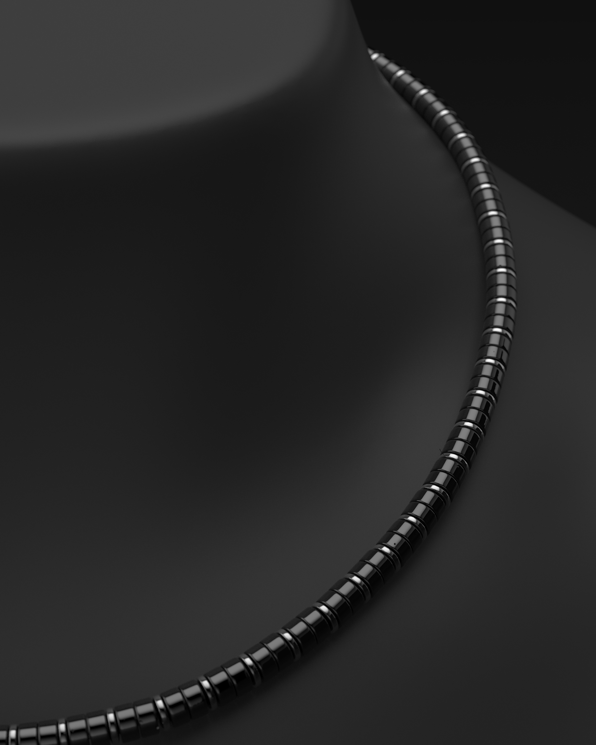 Onyx Halskette 6mm | Abstandshalter Nr. 2