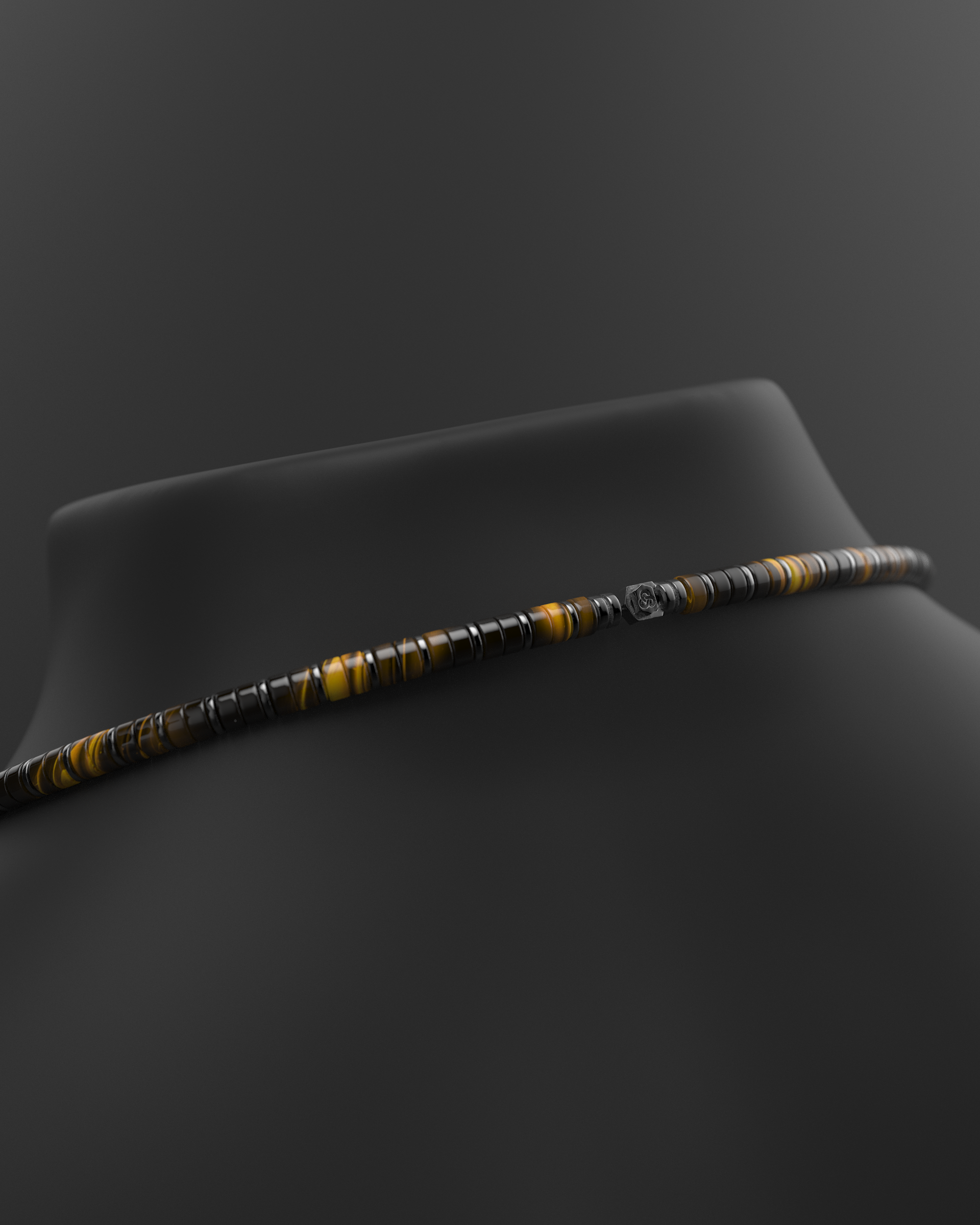 Tigerauge Halskette 6mm | Abstandshalter Nr. 2
