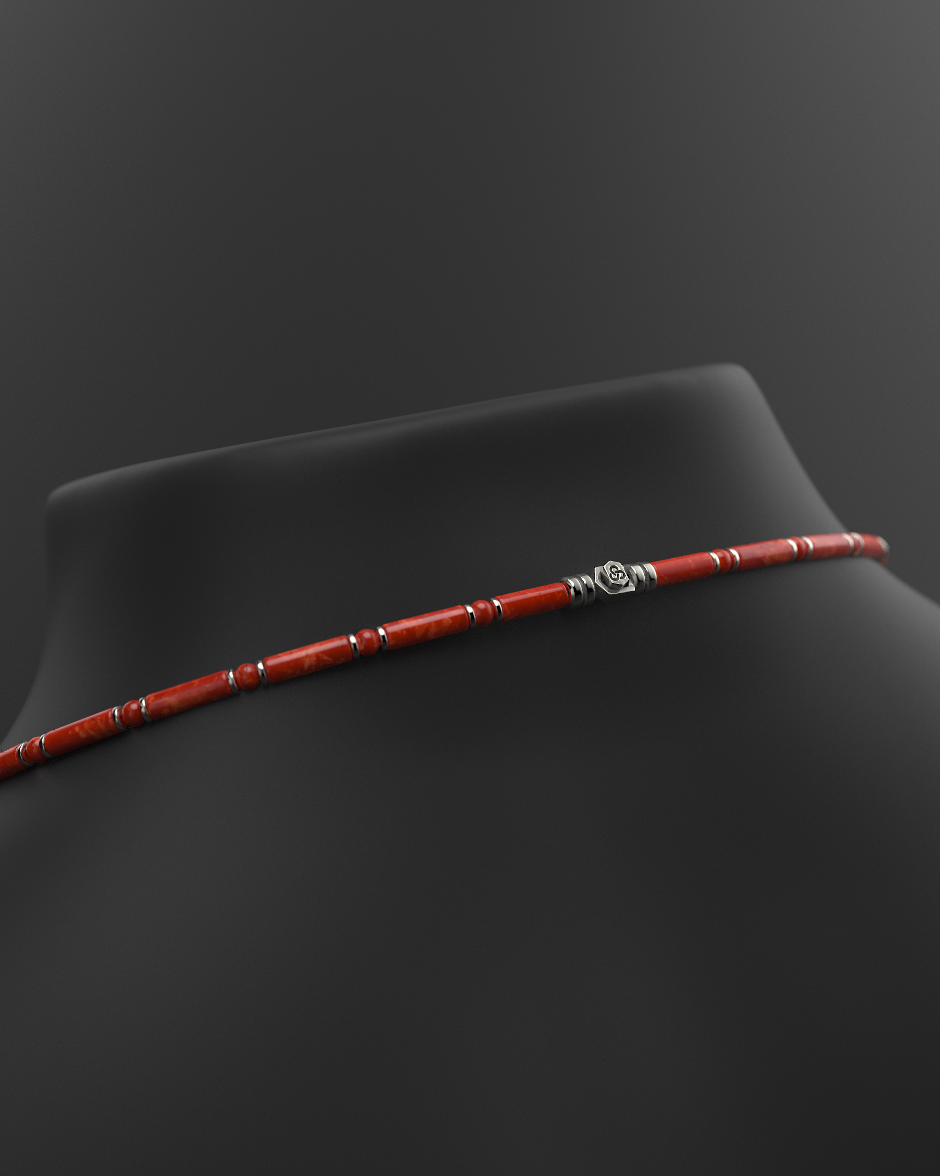 Onyx Halskette 4mm | Abstandhalter#2