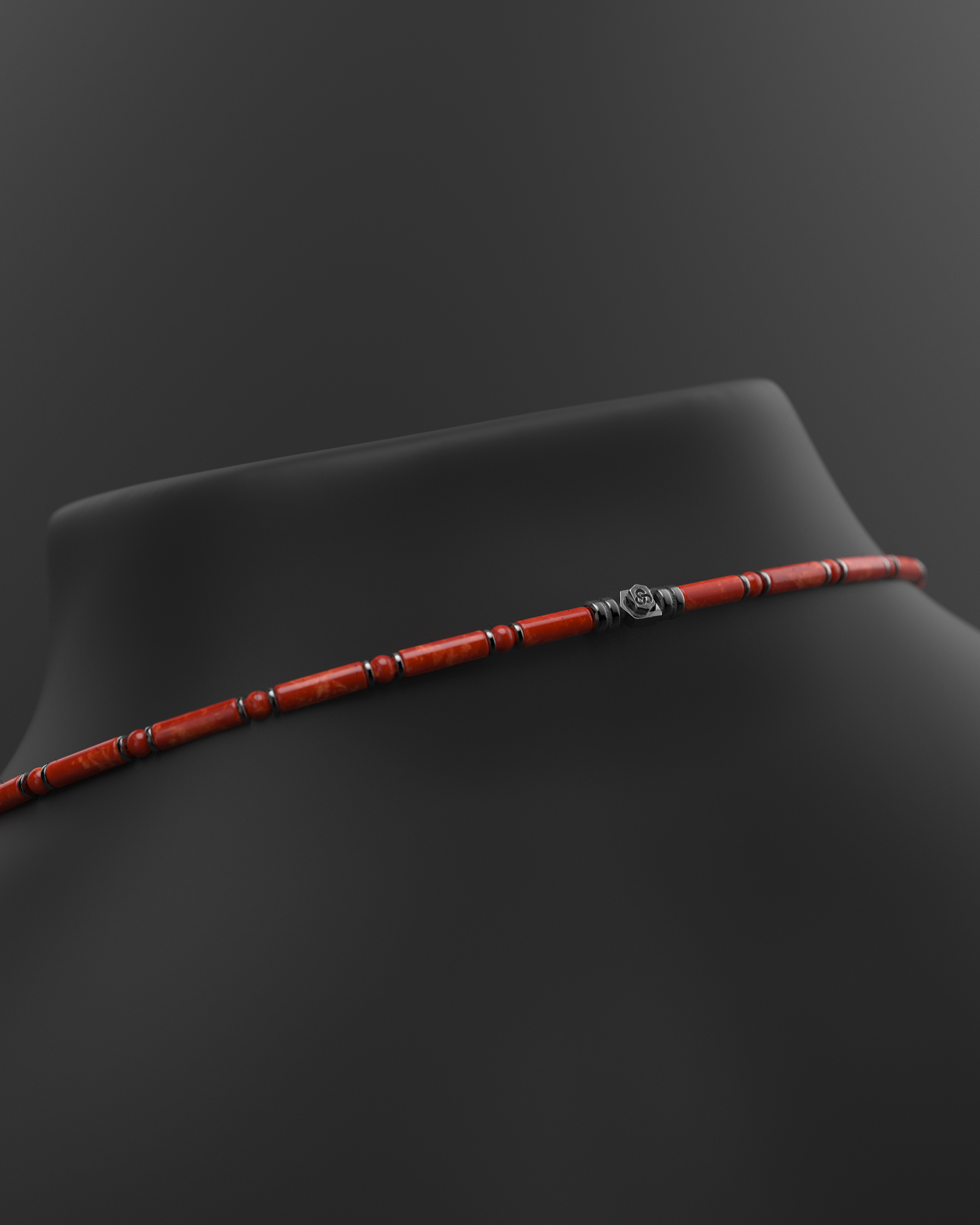 Onyx Halskette 4mm | Abstandhalter#2