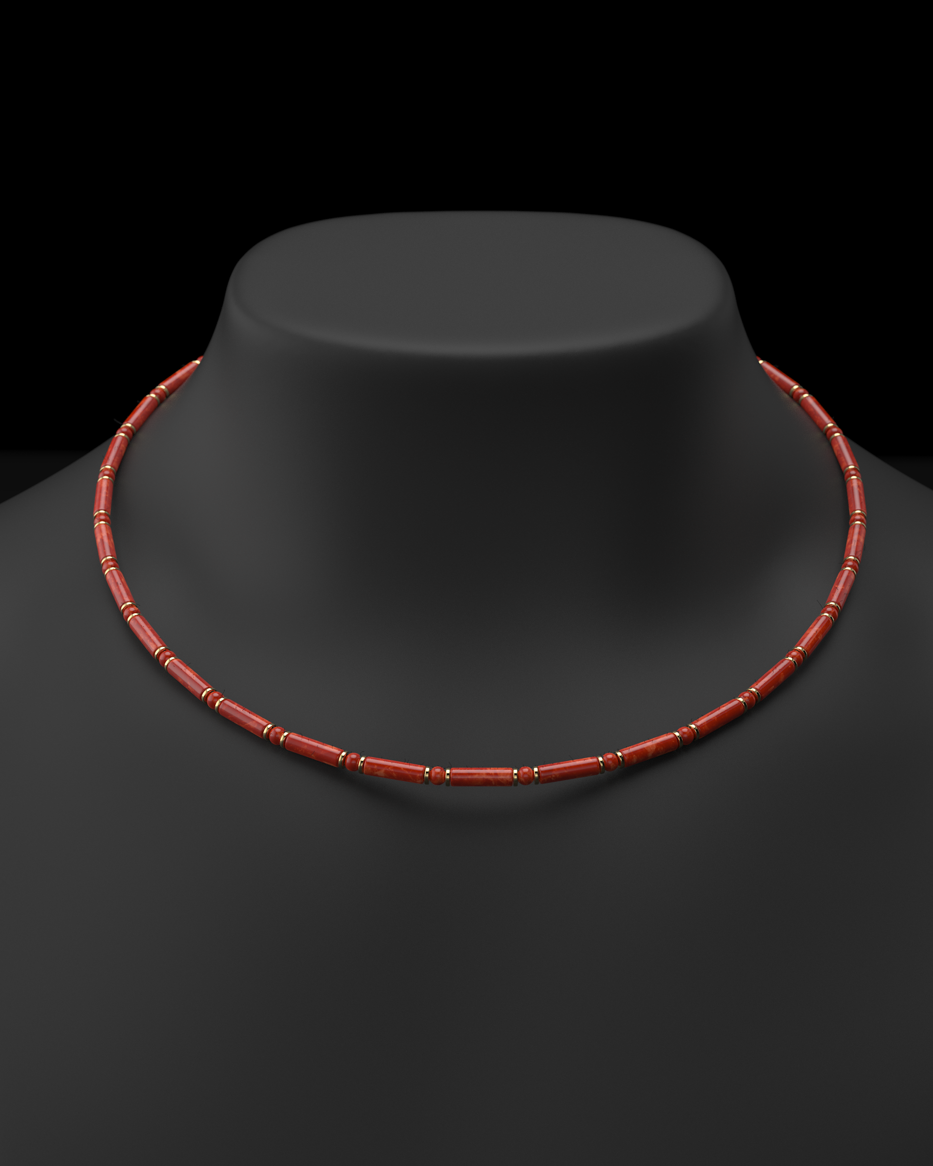 Onyx Halskette 4mm | Abstandhalter#2