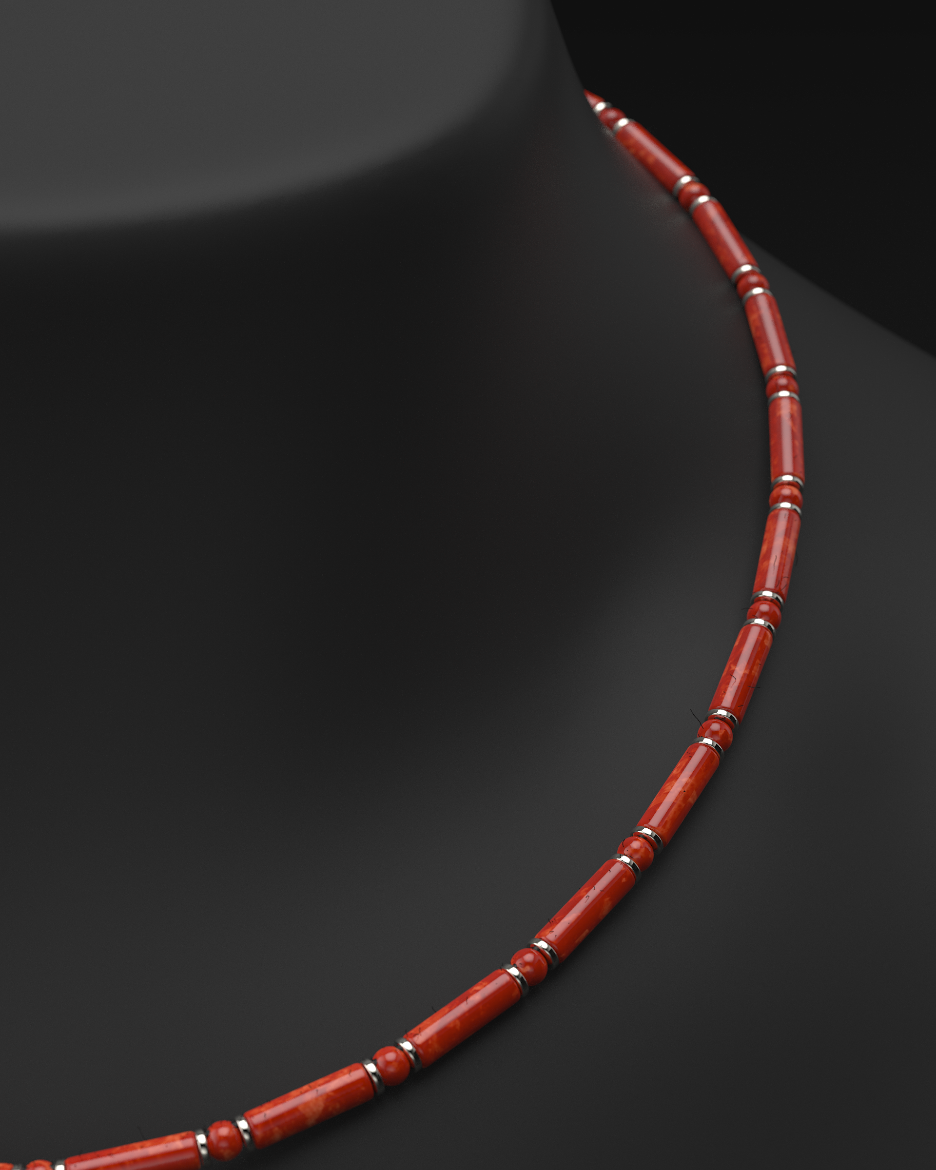 Onyx Halskette 4mm | Abstandhalter#2