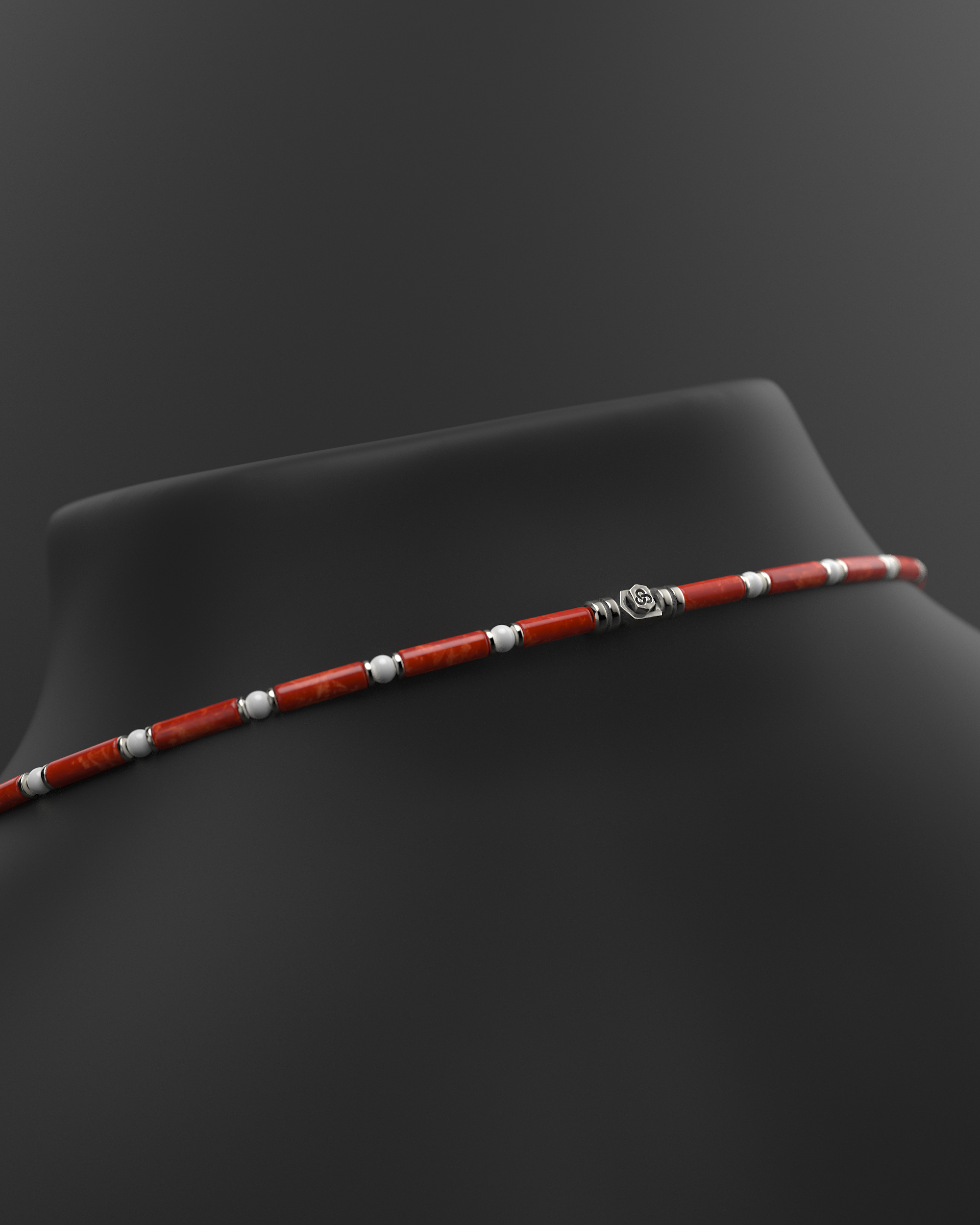 Onyx Halskette 4mm | Abstandhalter#2