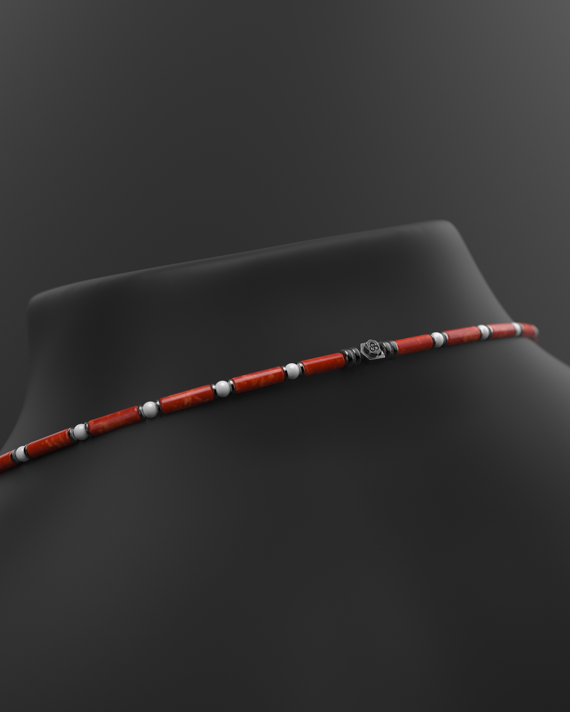 Onyx Halskette 4mm | Abstandhalter#2