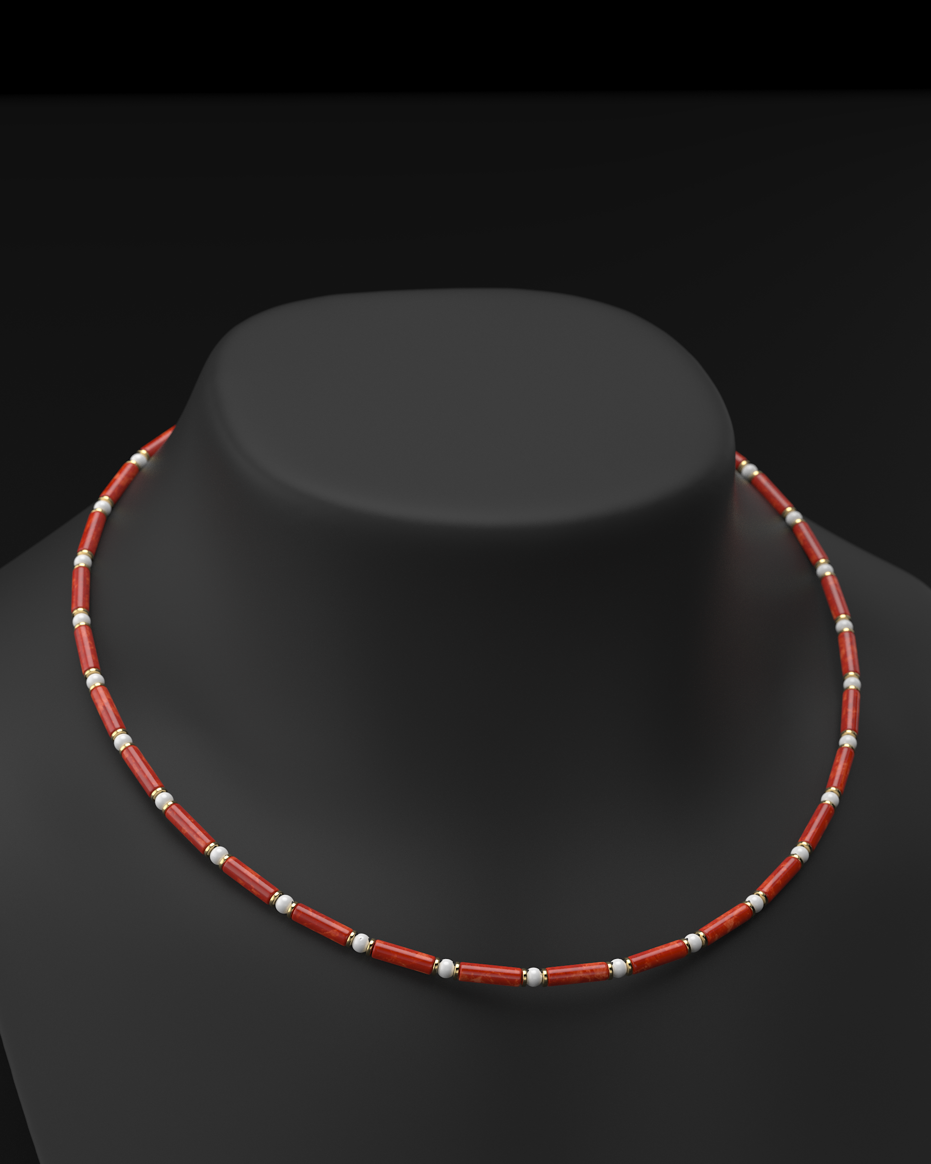 Onyx Halskette 4mm | Abstandhalter#2