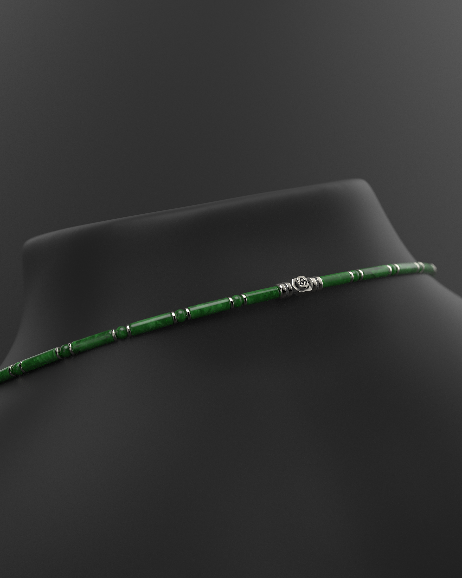 Onyx Halskette 4mm | Abstandhalter#2