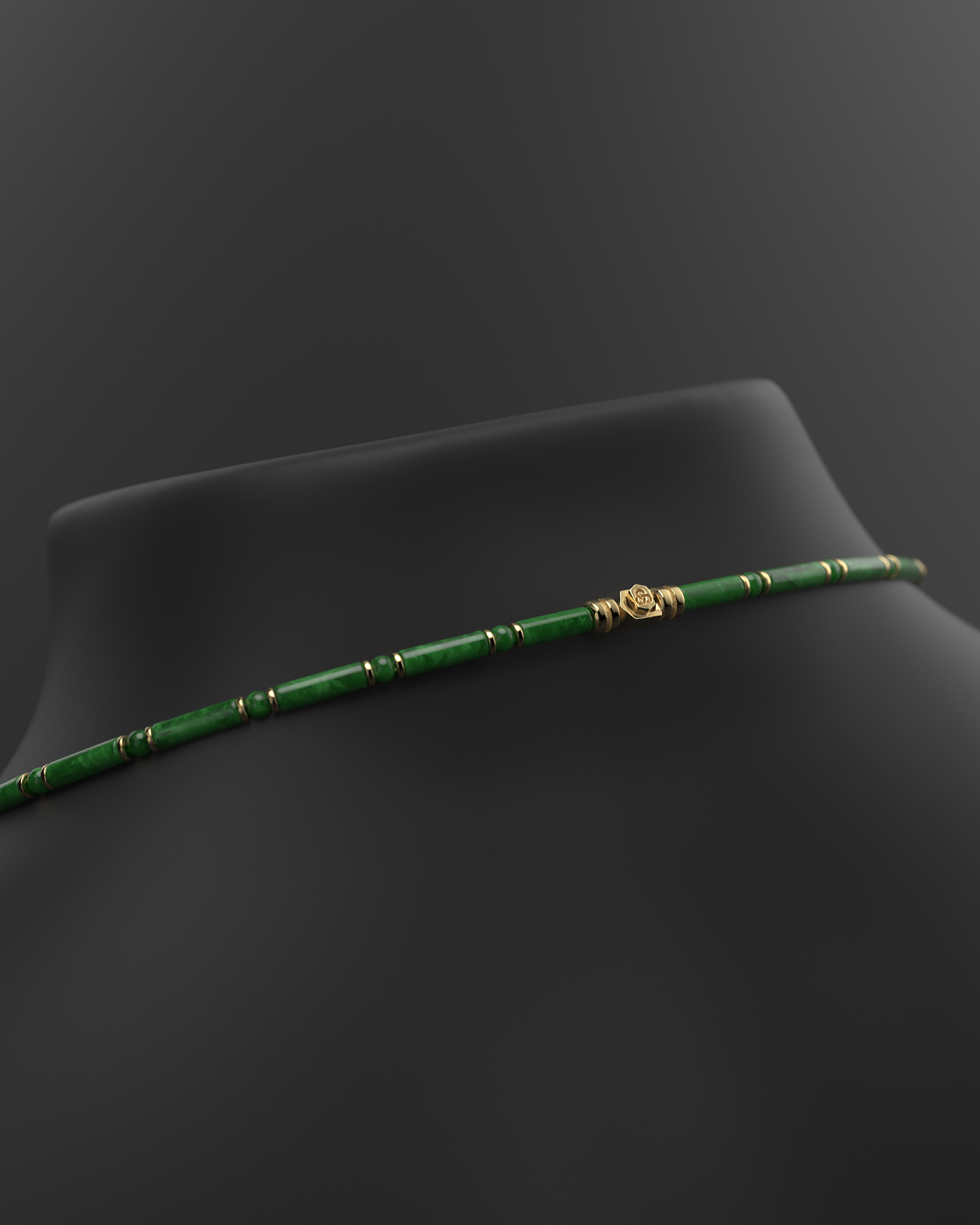 Onyx Halskette 4mm | Abstandhalter#2