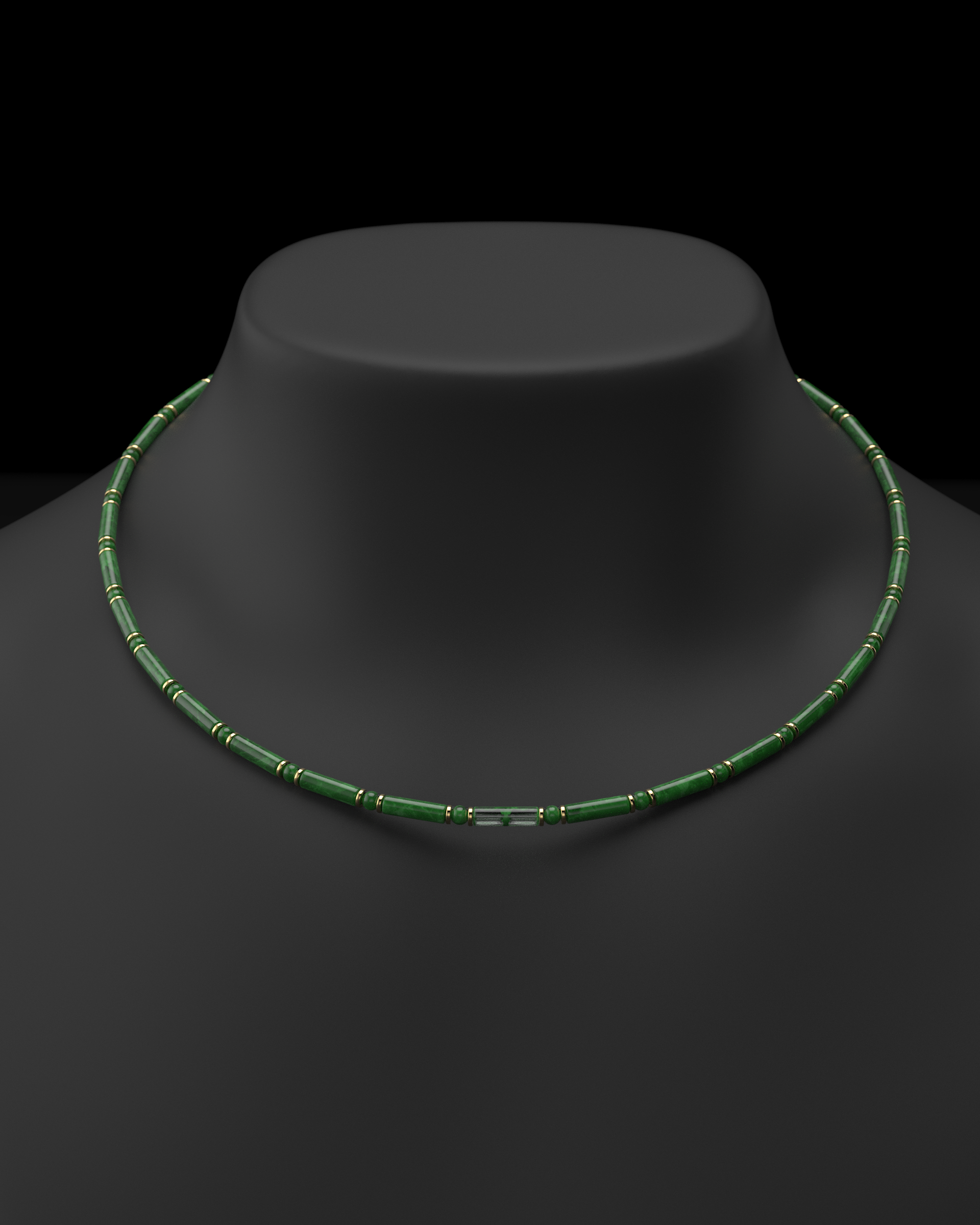 Onyx Halskette 4mm | Abstandhalter#2