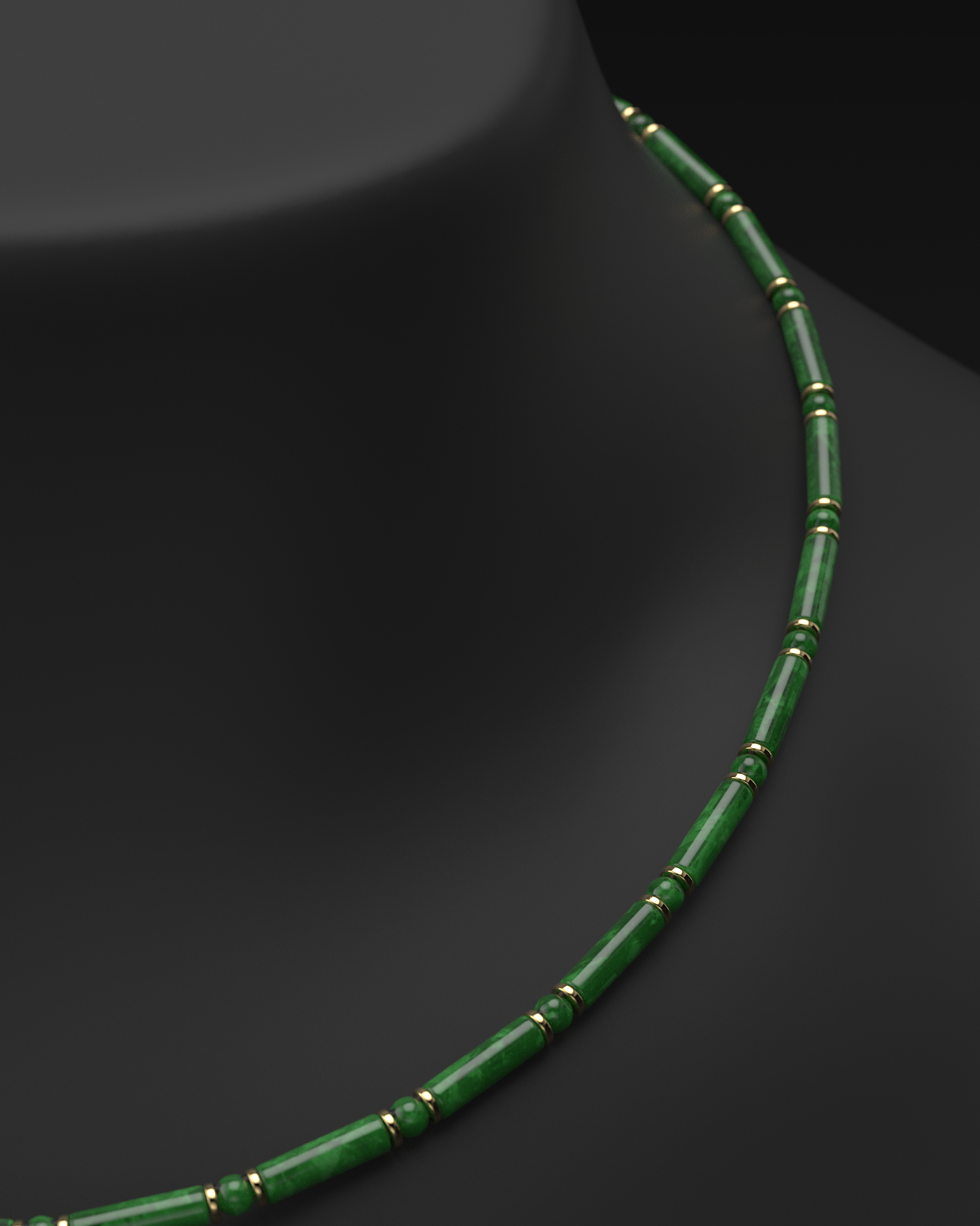 Onyx Halskette 4mm | Abstandhalter#2