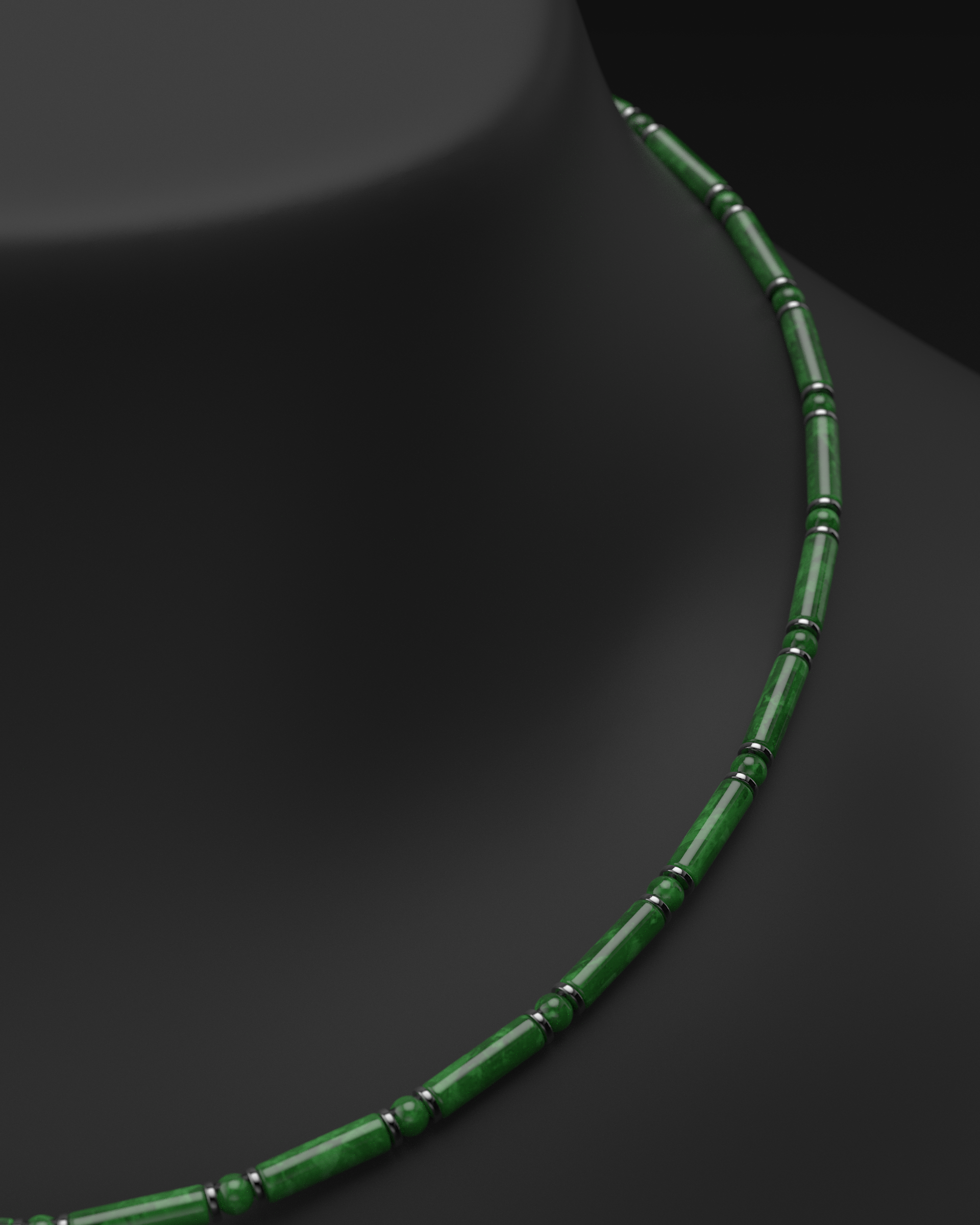 Onyx Halskette 4mm | Abstandhalter#2