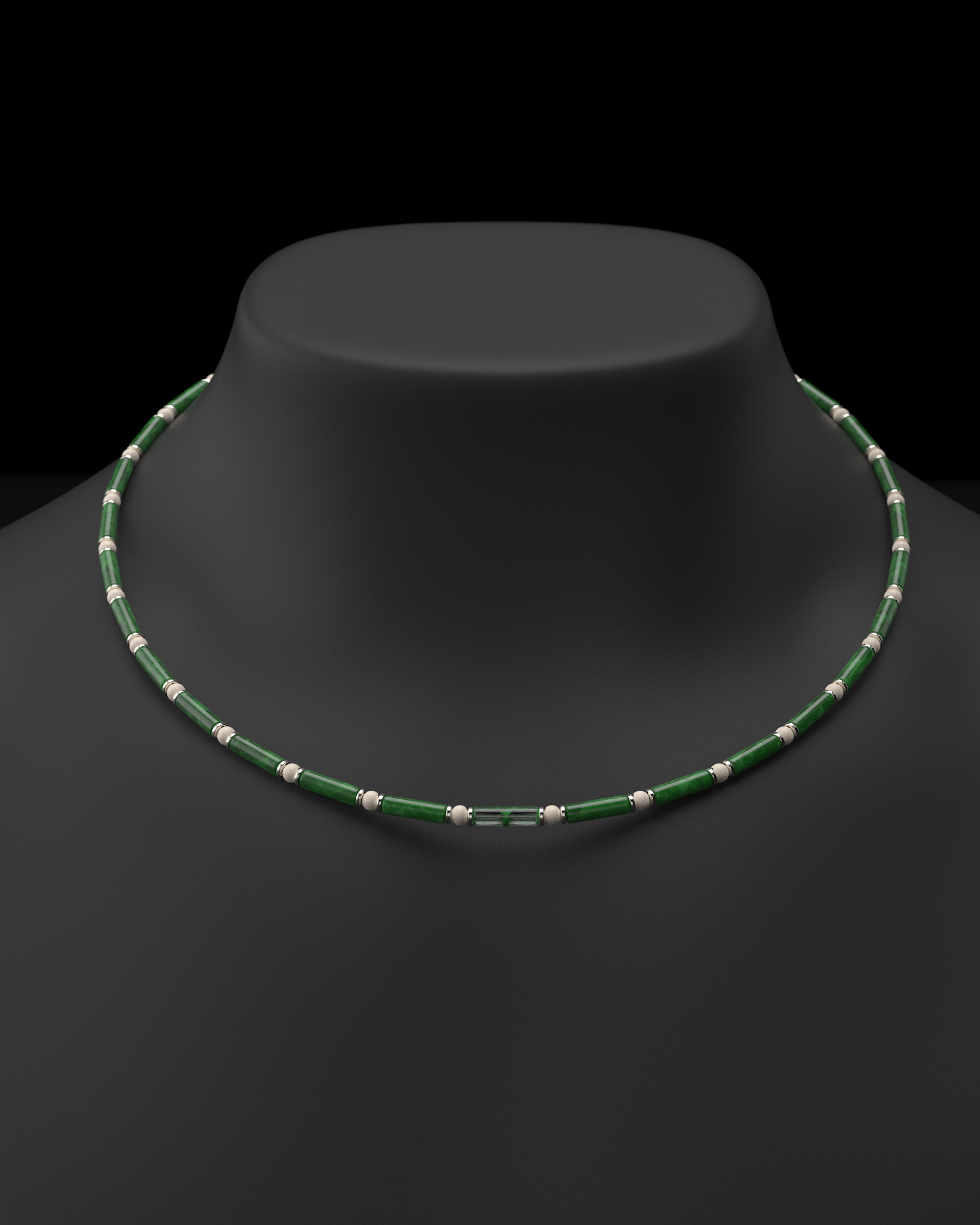 Onyx Halskette 4mm | Abstandhalter#2