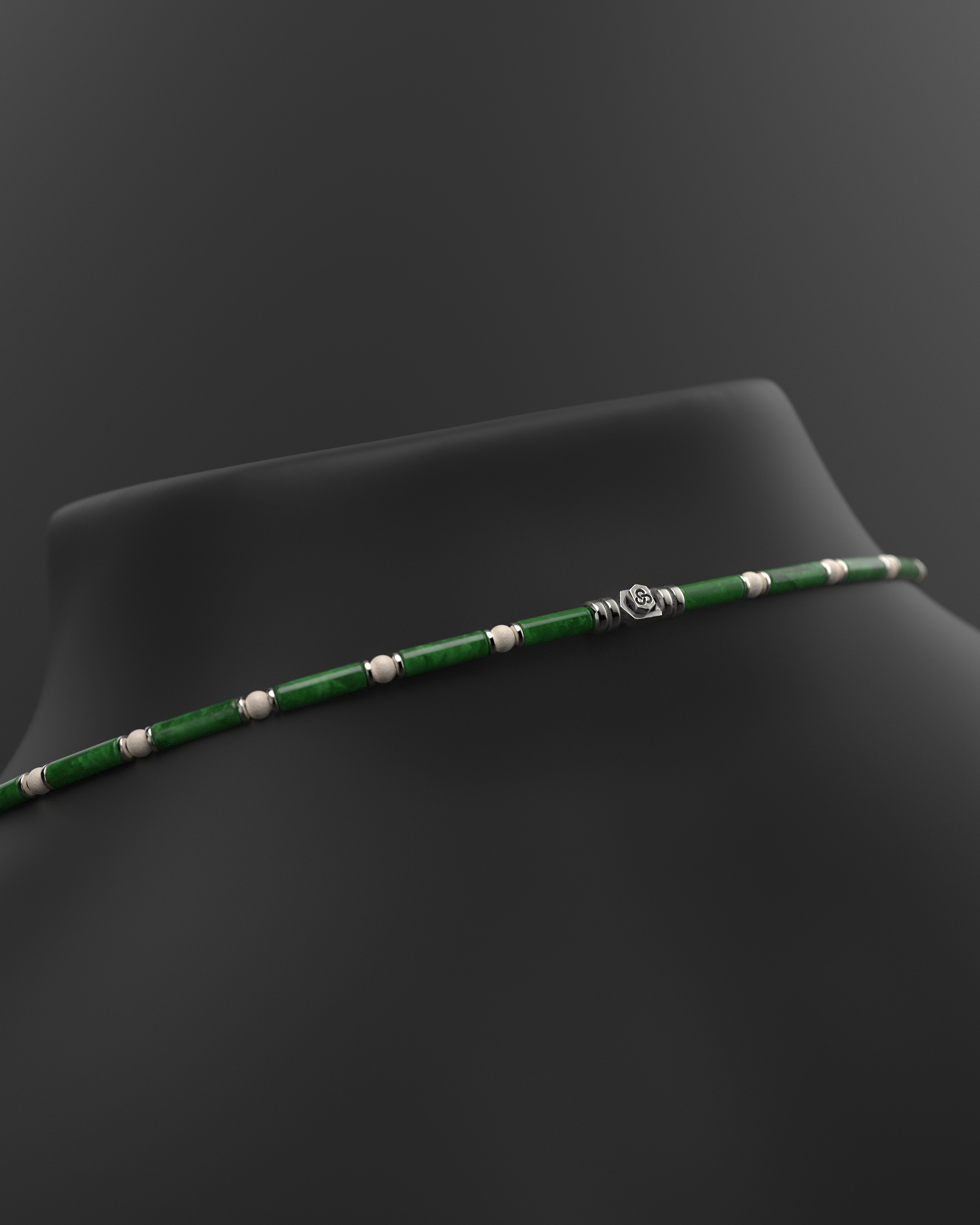 Onyx Halskette 4mm | Abstandhalter#2