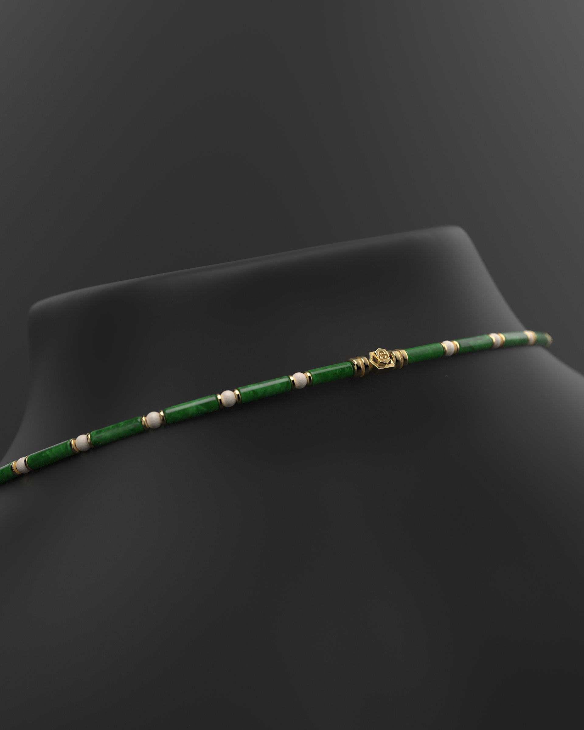 Onyx Halskette 4mm | Abstandhalter#2