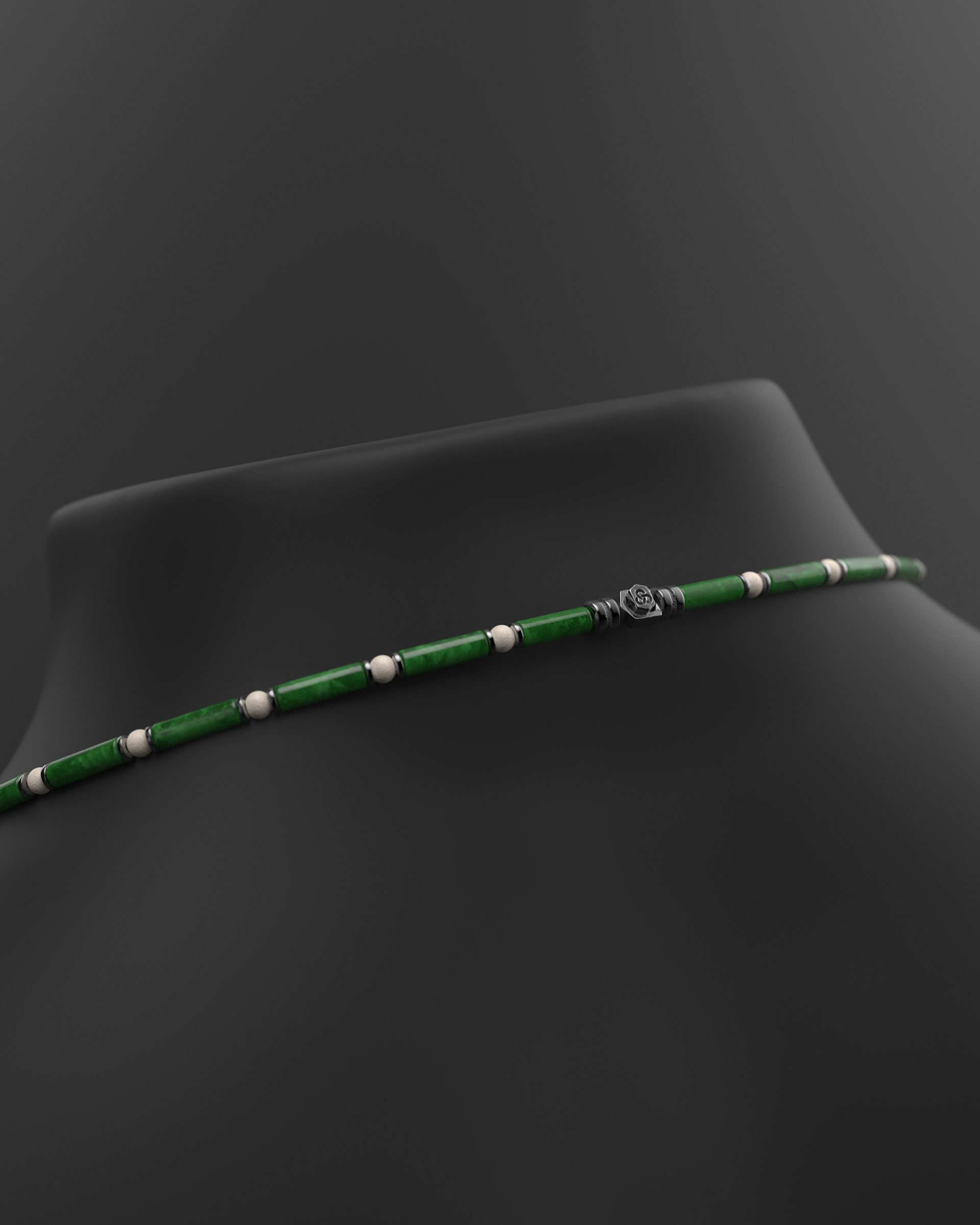 Onyx Halskette 4mm | Abstandhalter#2