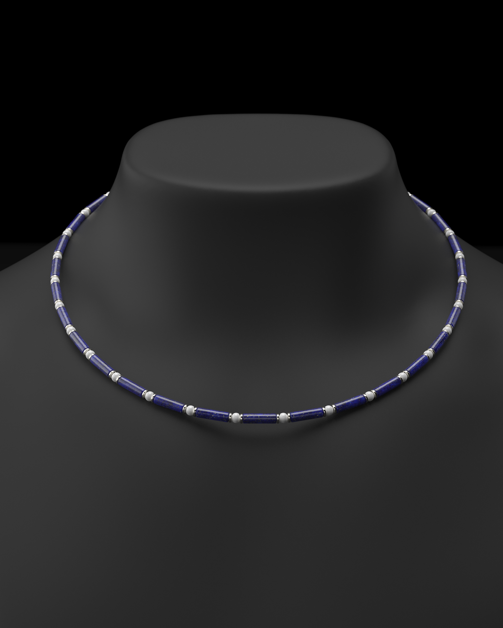 Onyx Halskette 4mm | Abstandhalter#2