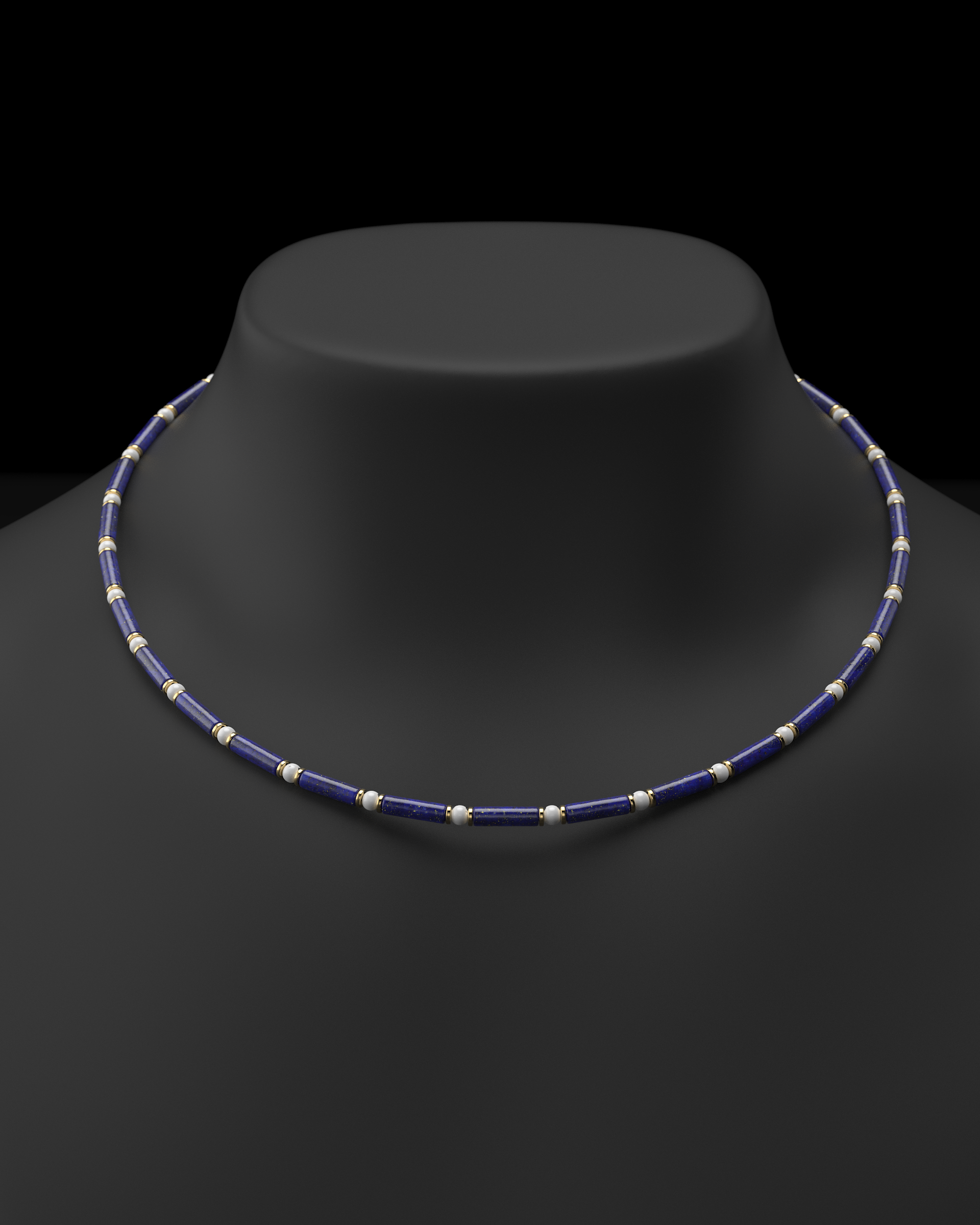 Onyx Halskette 4mm | Abstandhalter#2