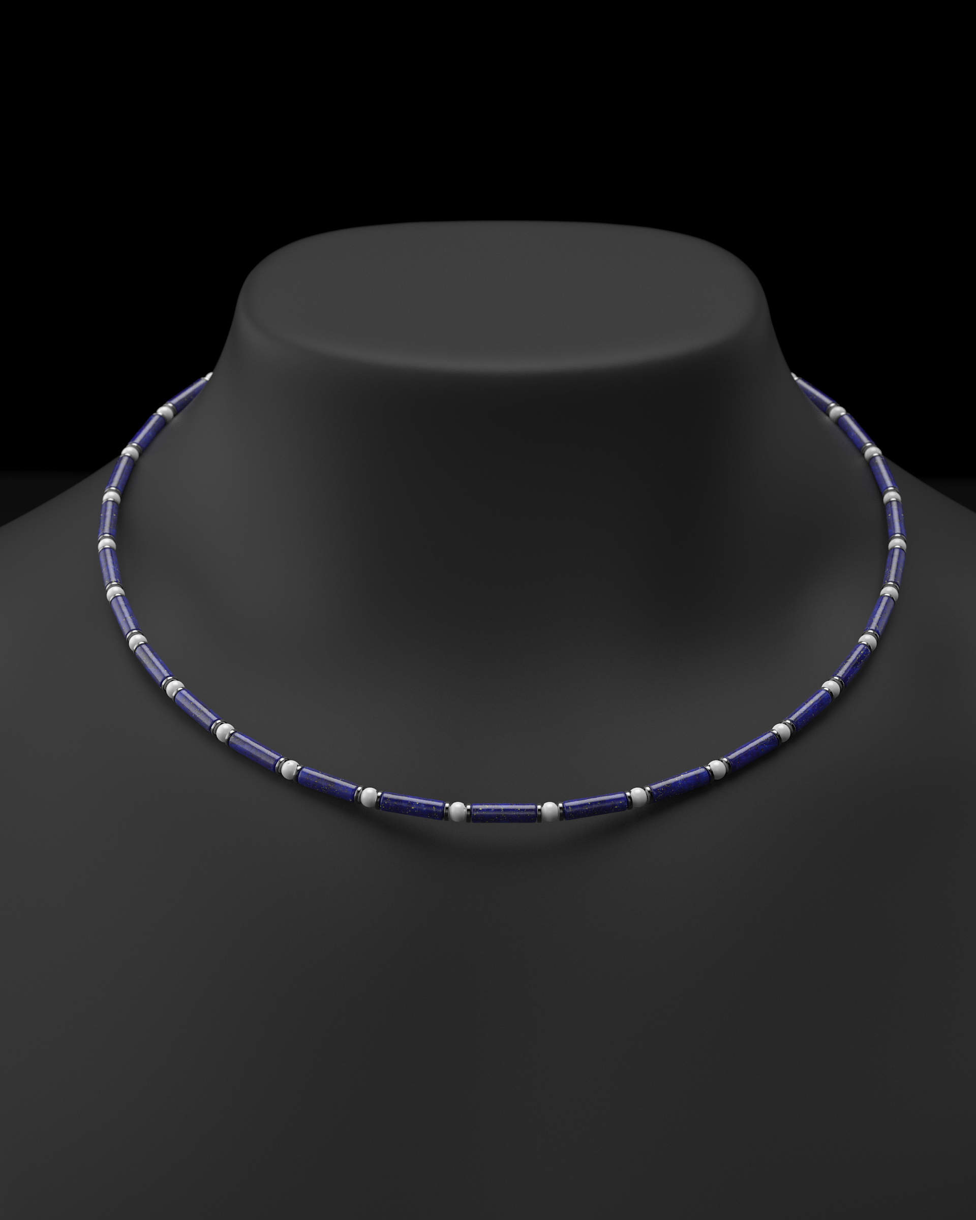 Onyx Halskette 4mm | Abstandhalter#2