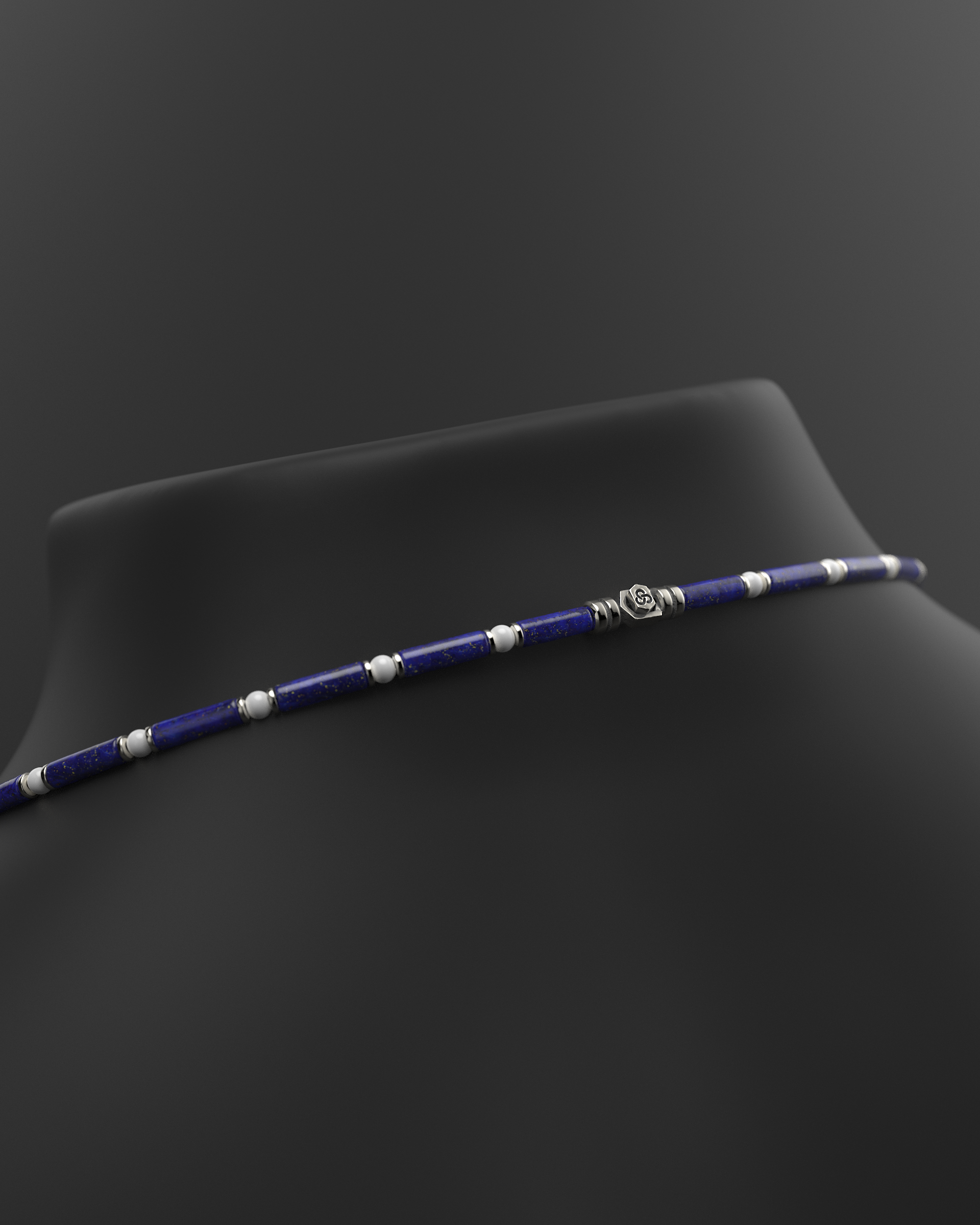 Onyx Halskette 4mm | Abstandhalter#2