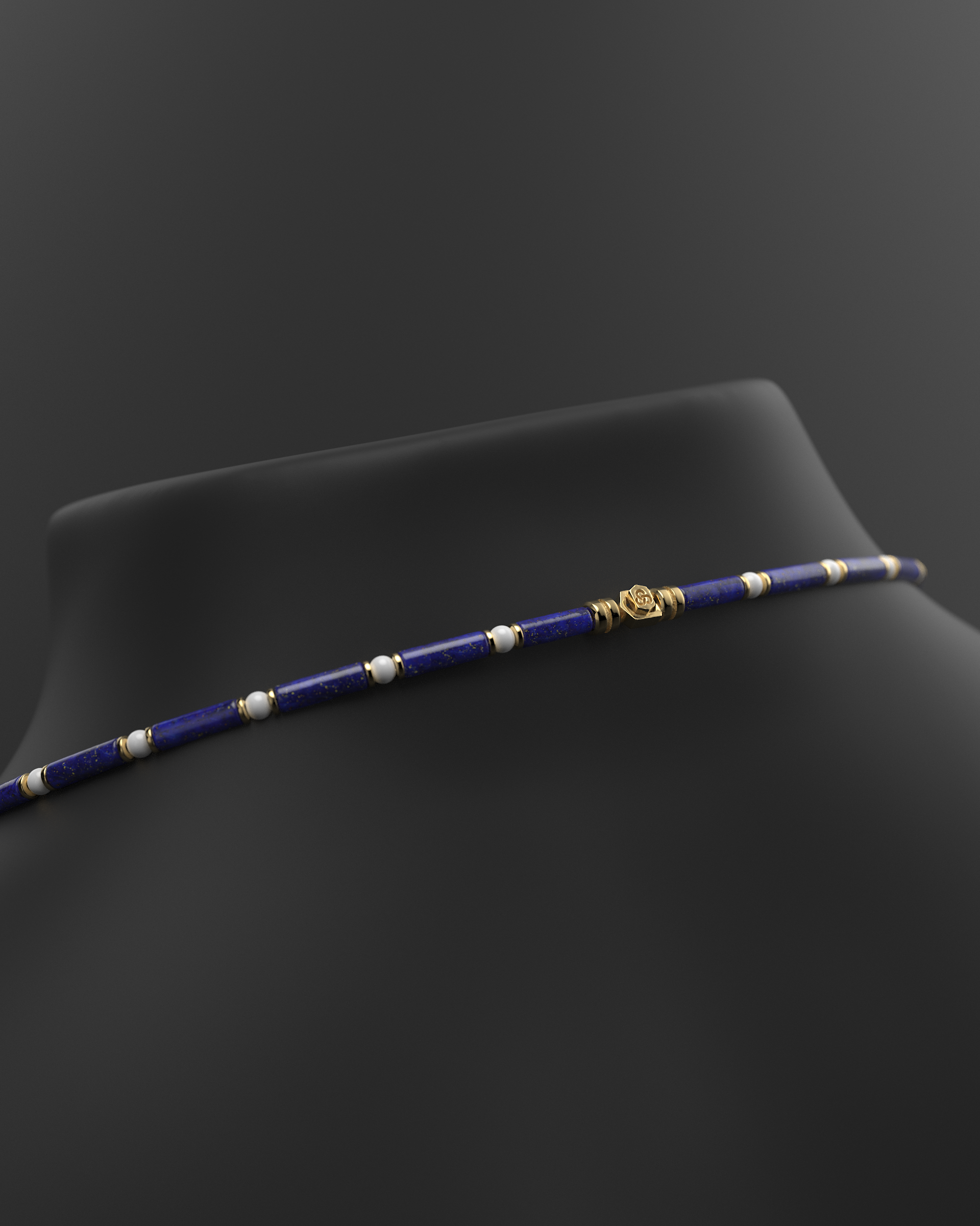 Onyx Halskette 4mm | Abstandhalter#2