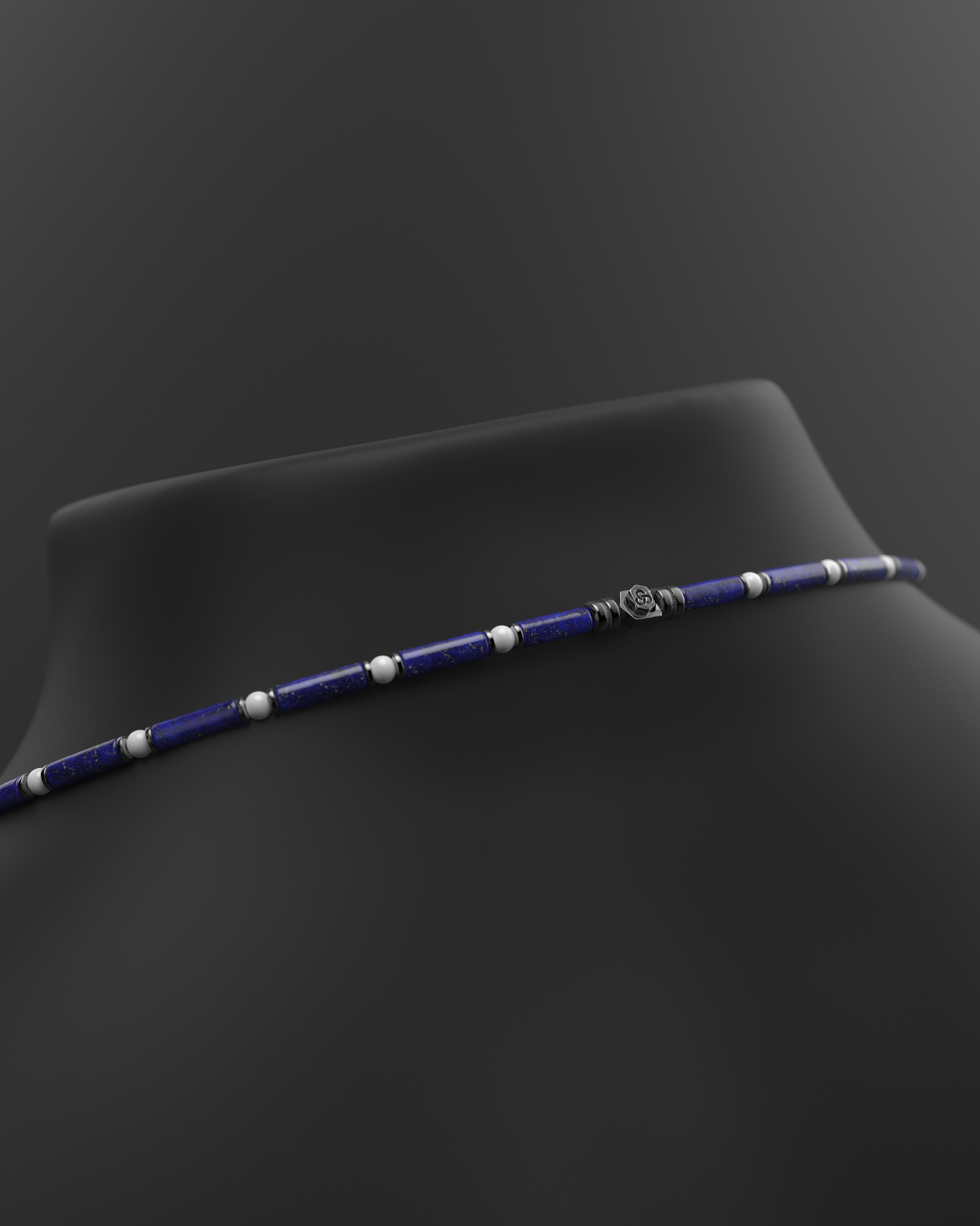 Onyx Halskette 4mm | Abstandhalter#2