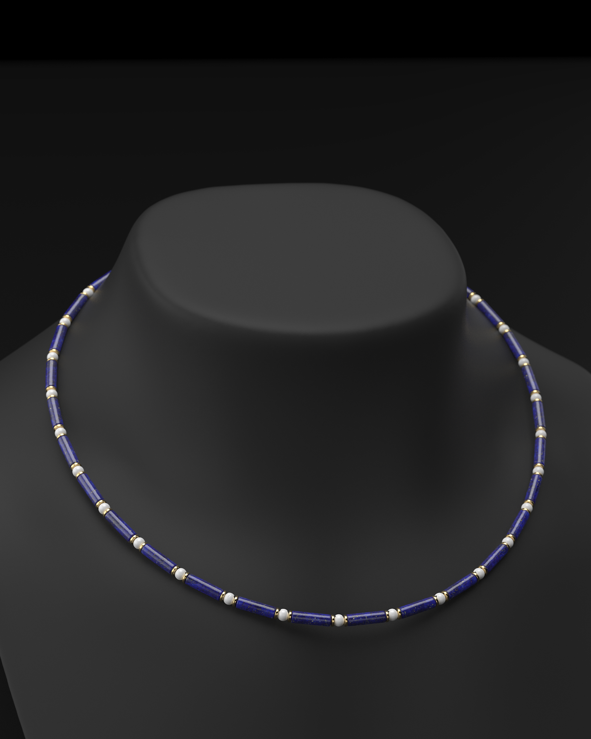 Onyx Halskette 4mm | Abstandhalter#2