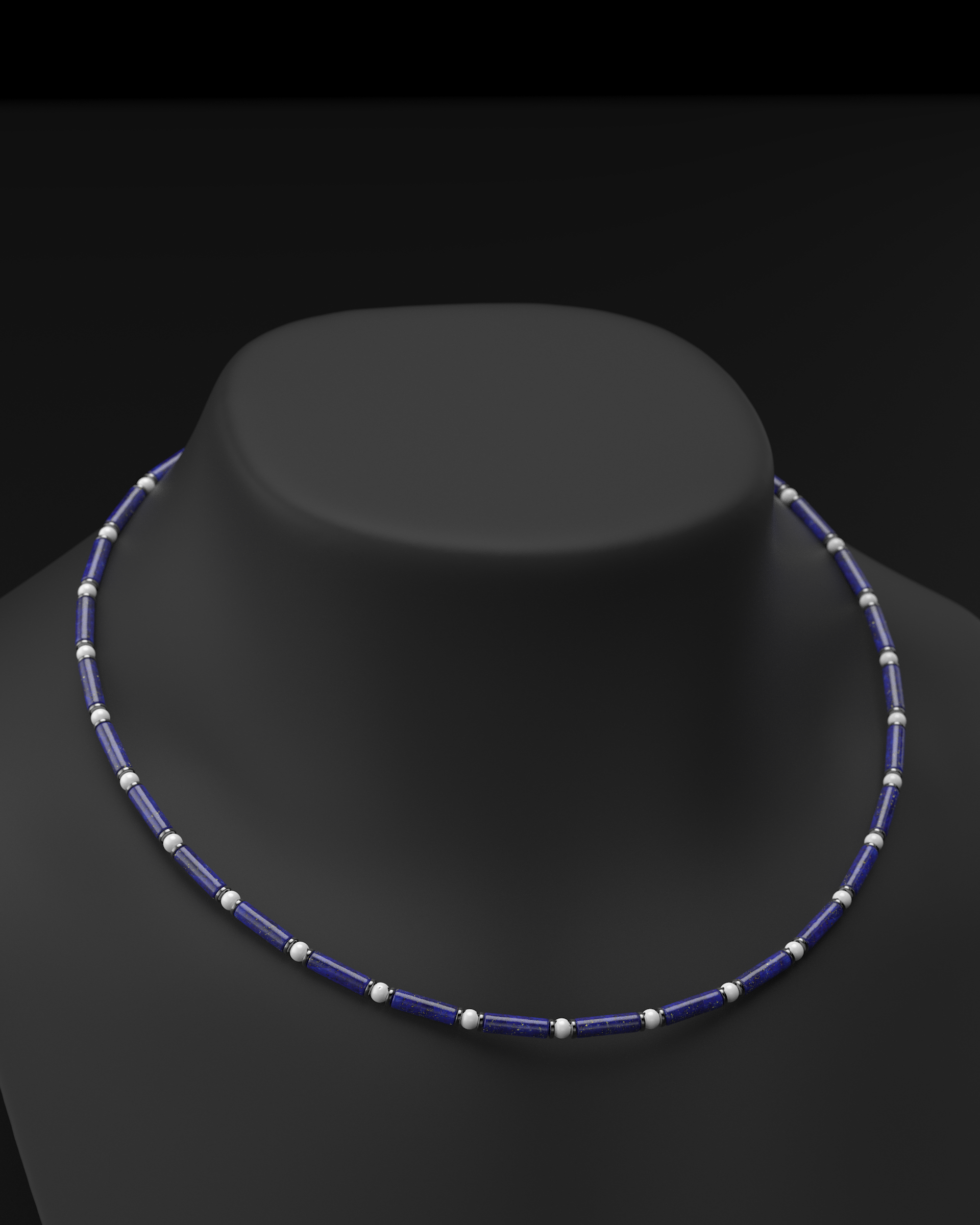 Onyx Halskette 4mm | Abstandhalter#2