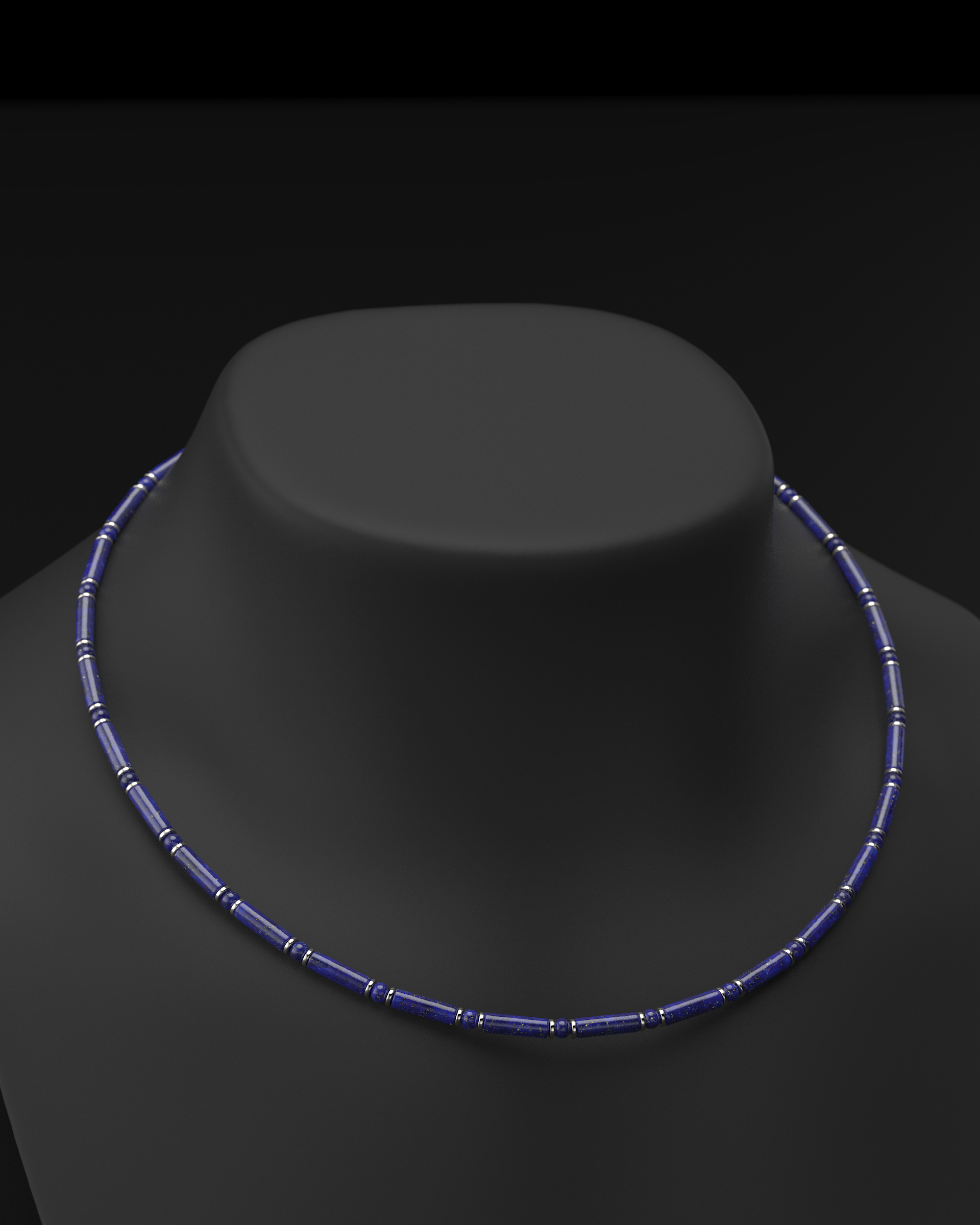 Collar de ónix de 4 mm | Espaciador #2