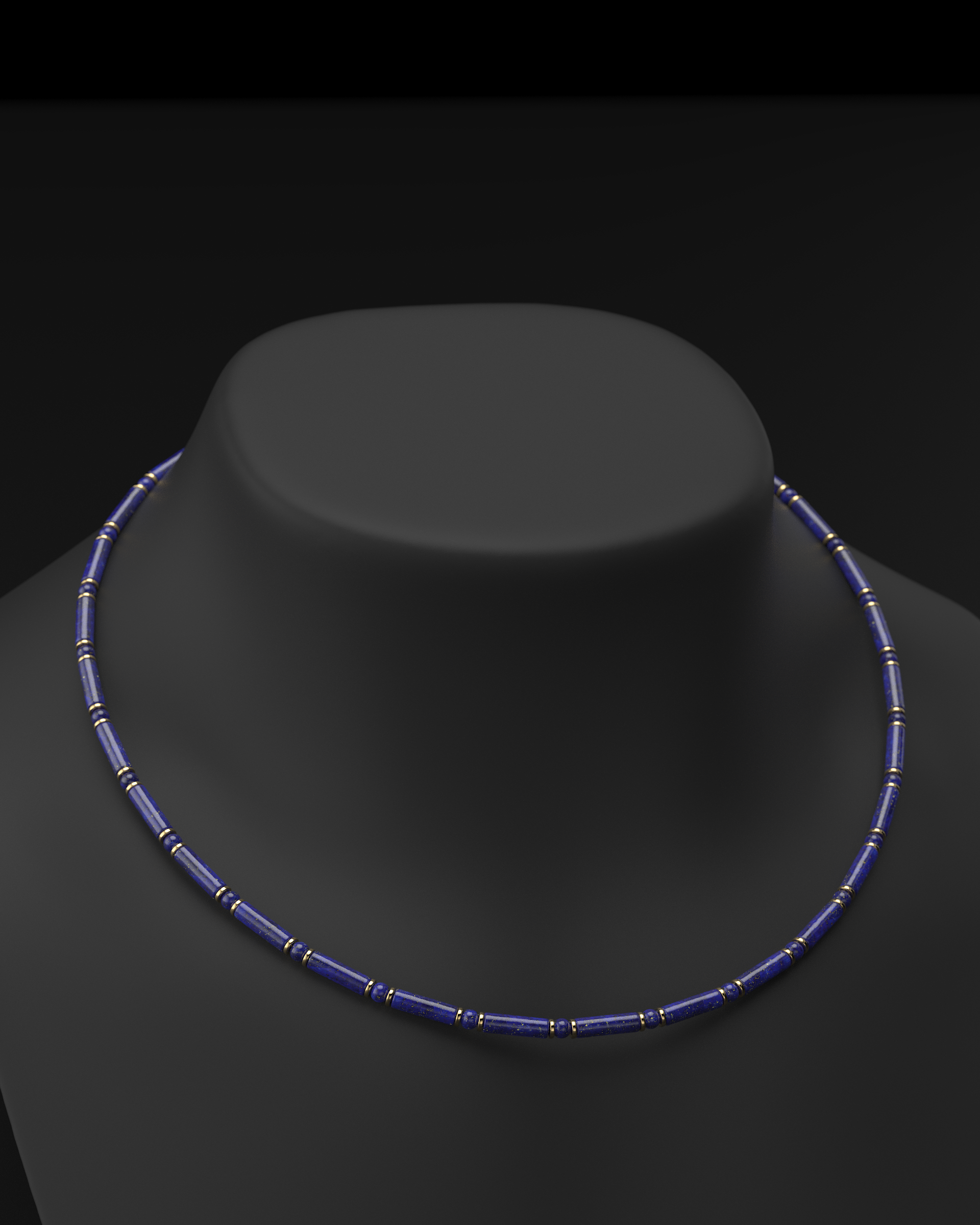 Collar de ónix de 4 mm | Espaciador #2