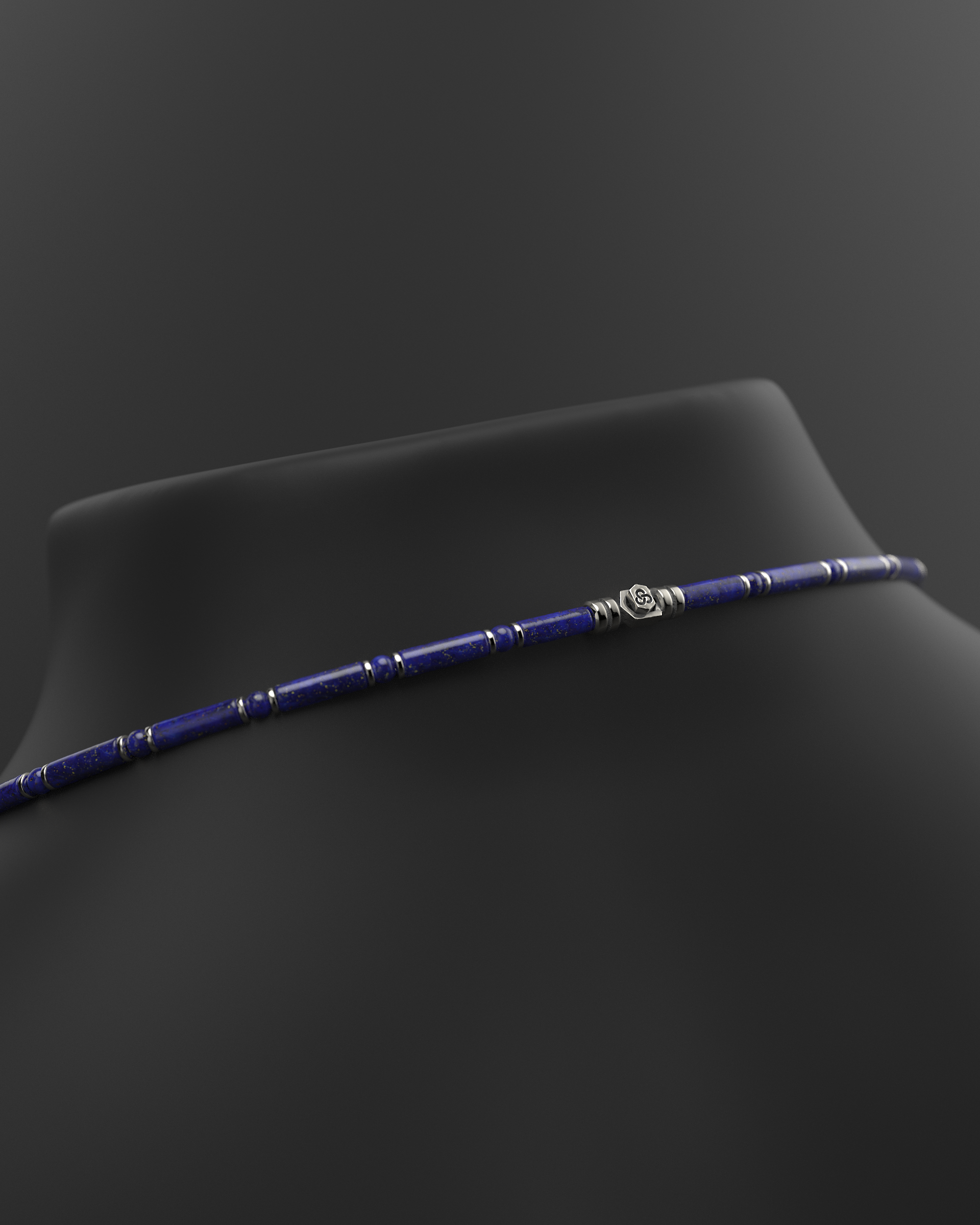 Collar de ónix de 4 mm | Espaciador #2
