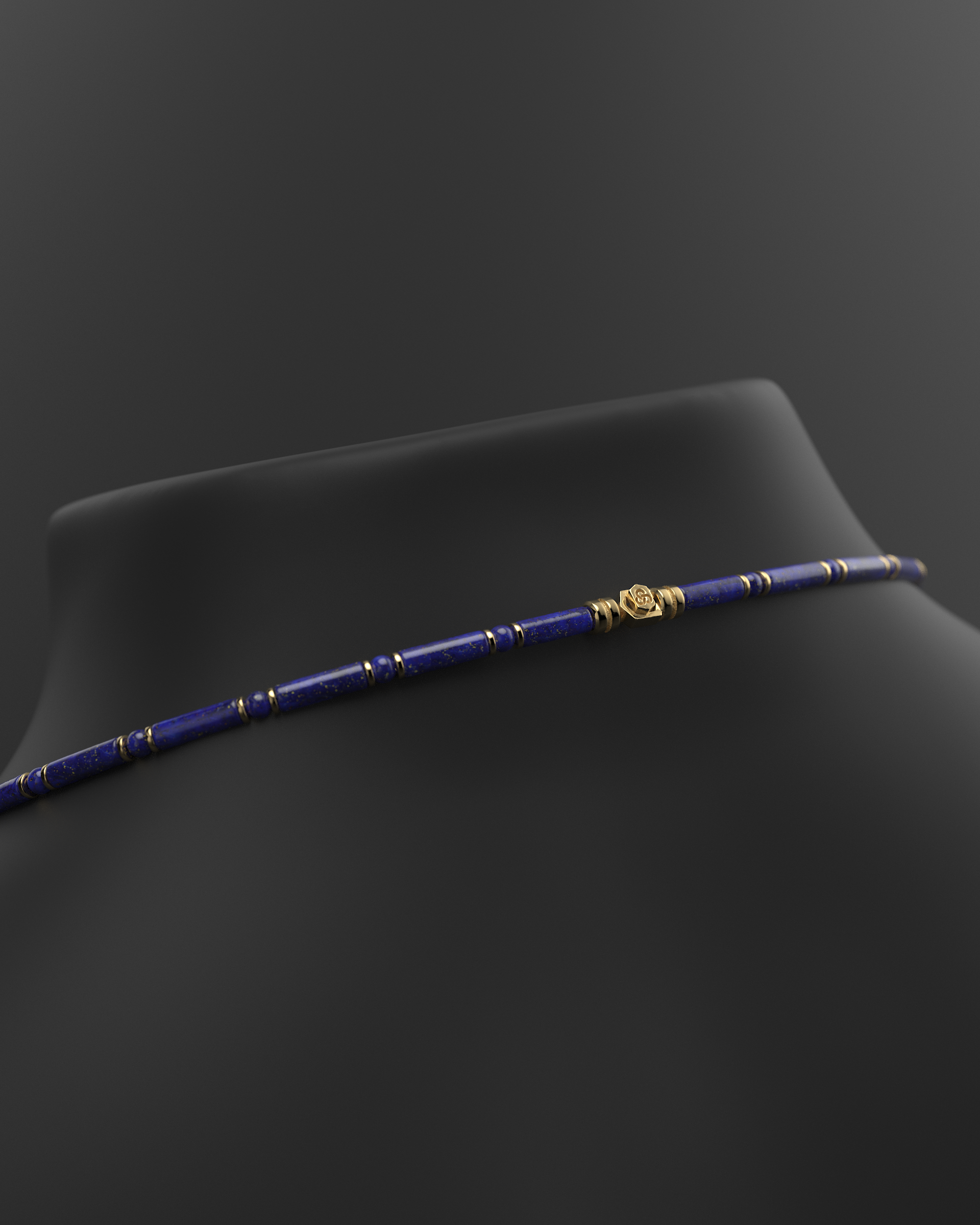 Collar de ónix de 4 mm | Espaciador #2