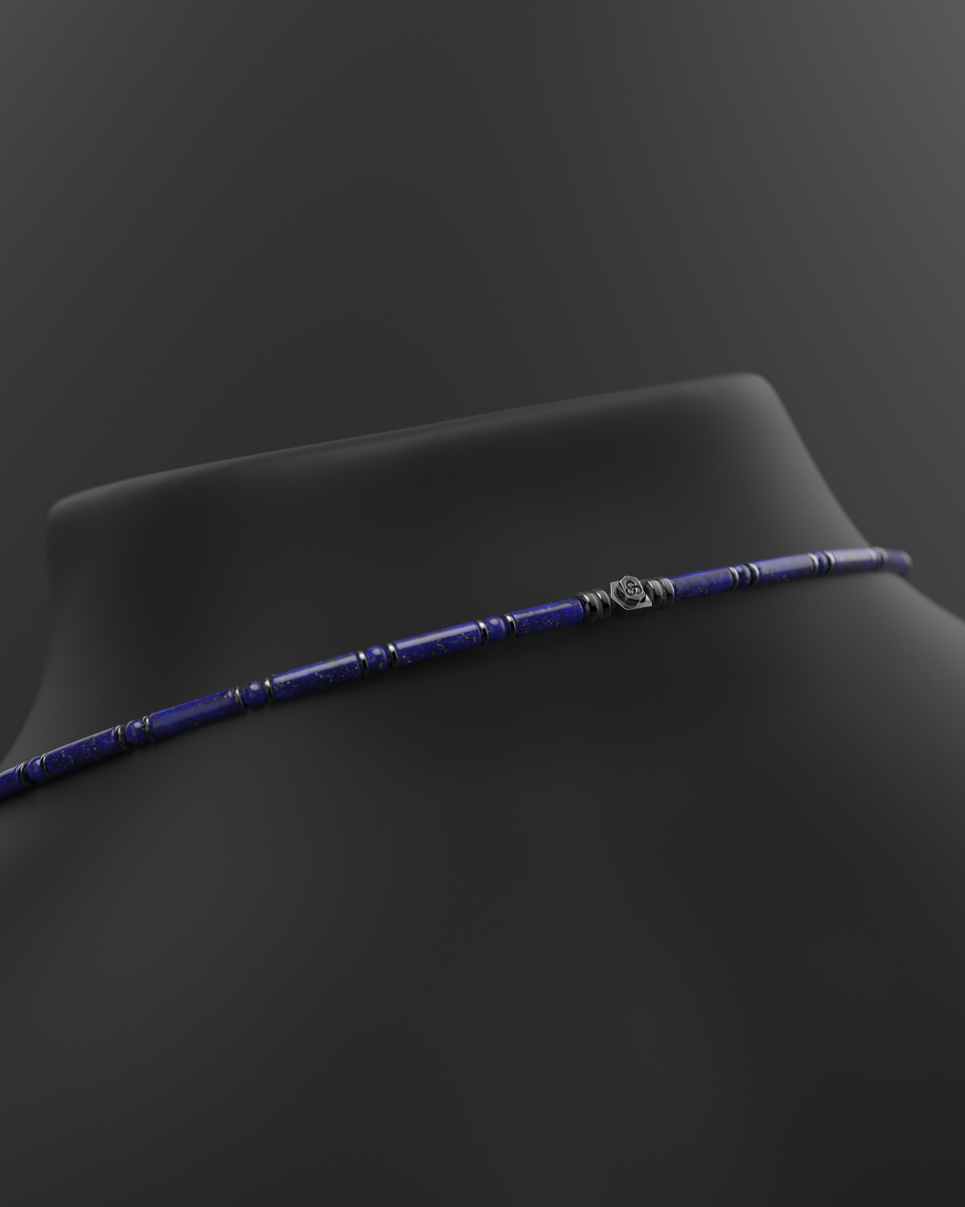 Collar de ónix de 4 mm | Espaciador #2