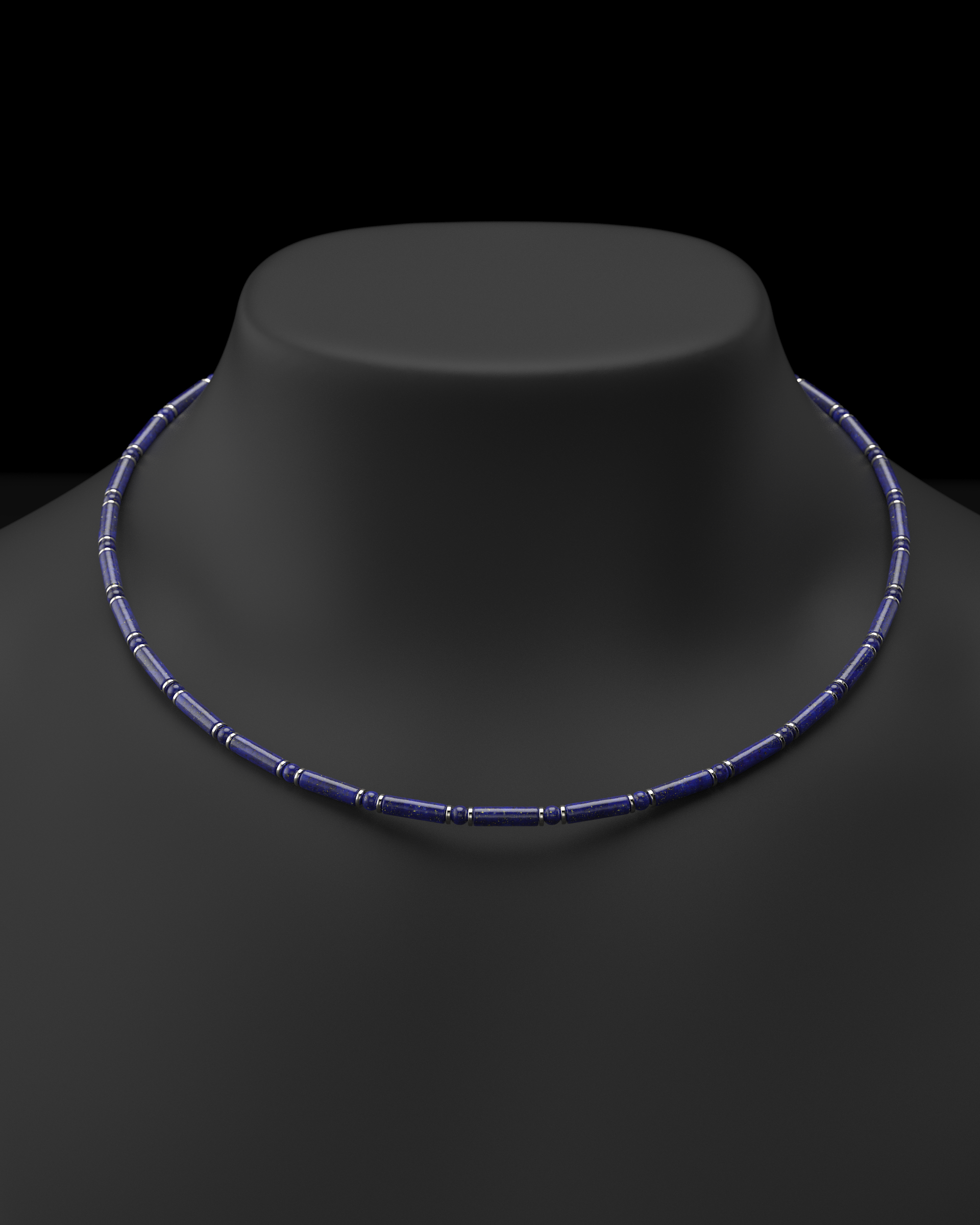 Collar de ónix de 4 mm | Espaciador #2