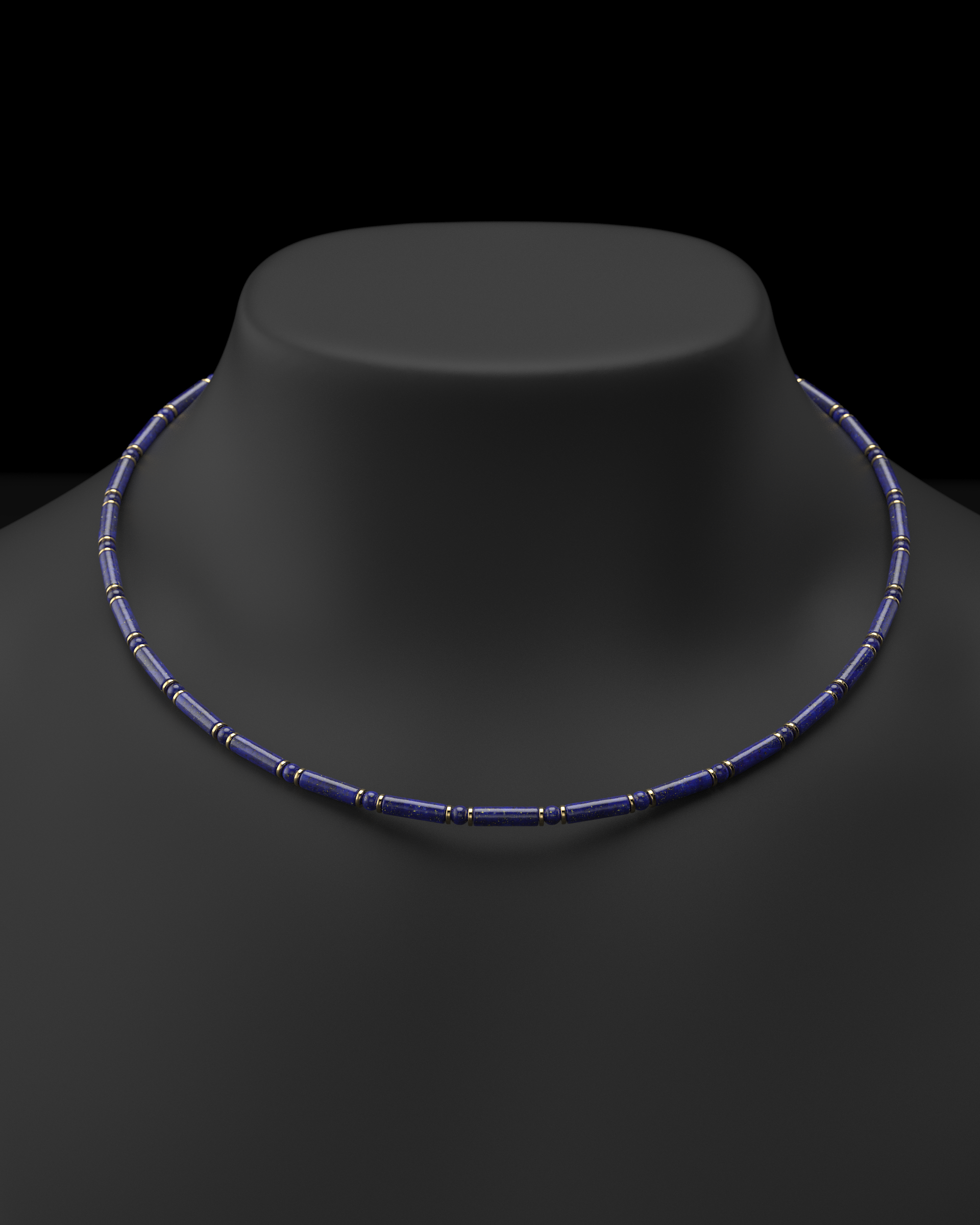 Collar de ónix de 4 mm | Espaciador #2
