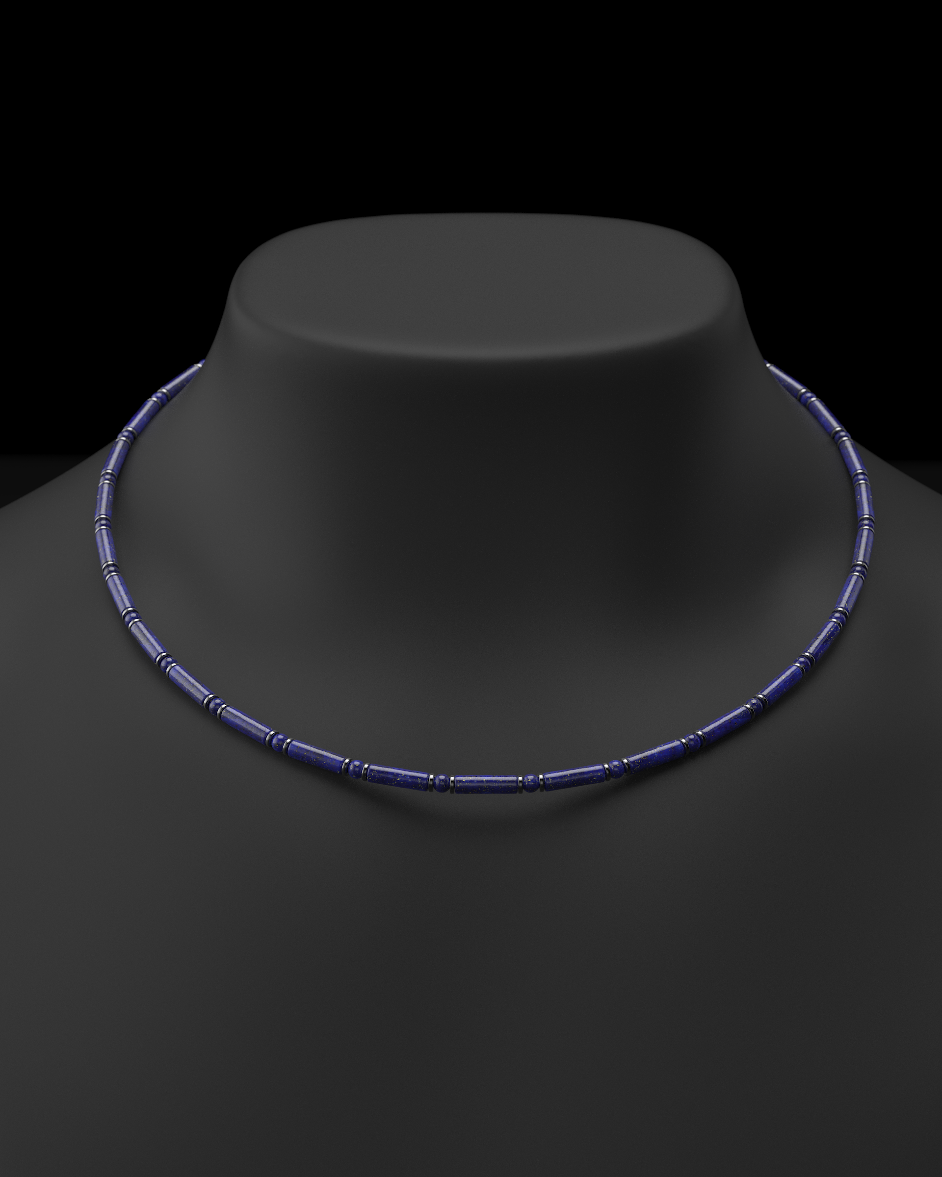 Collar de ónix de 4 mm | Espaciador #2