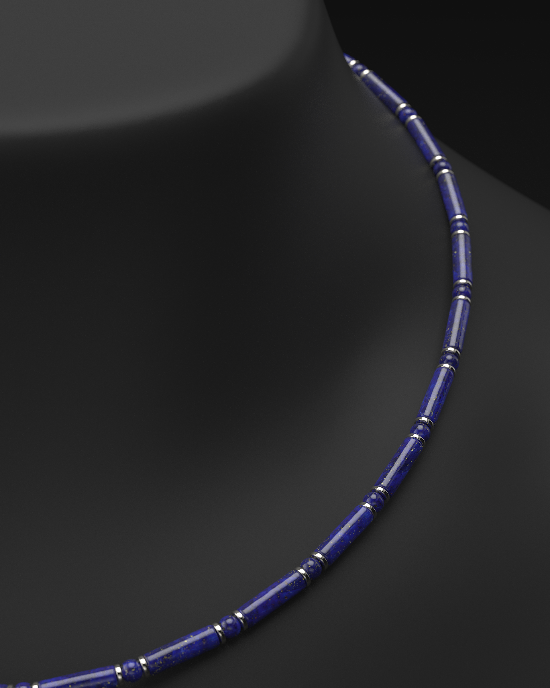 Collar de ónix de 4 mm | Espaciador #2