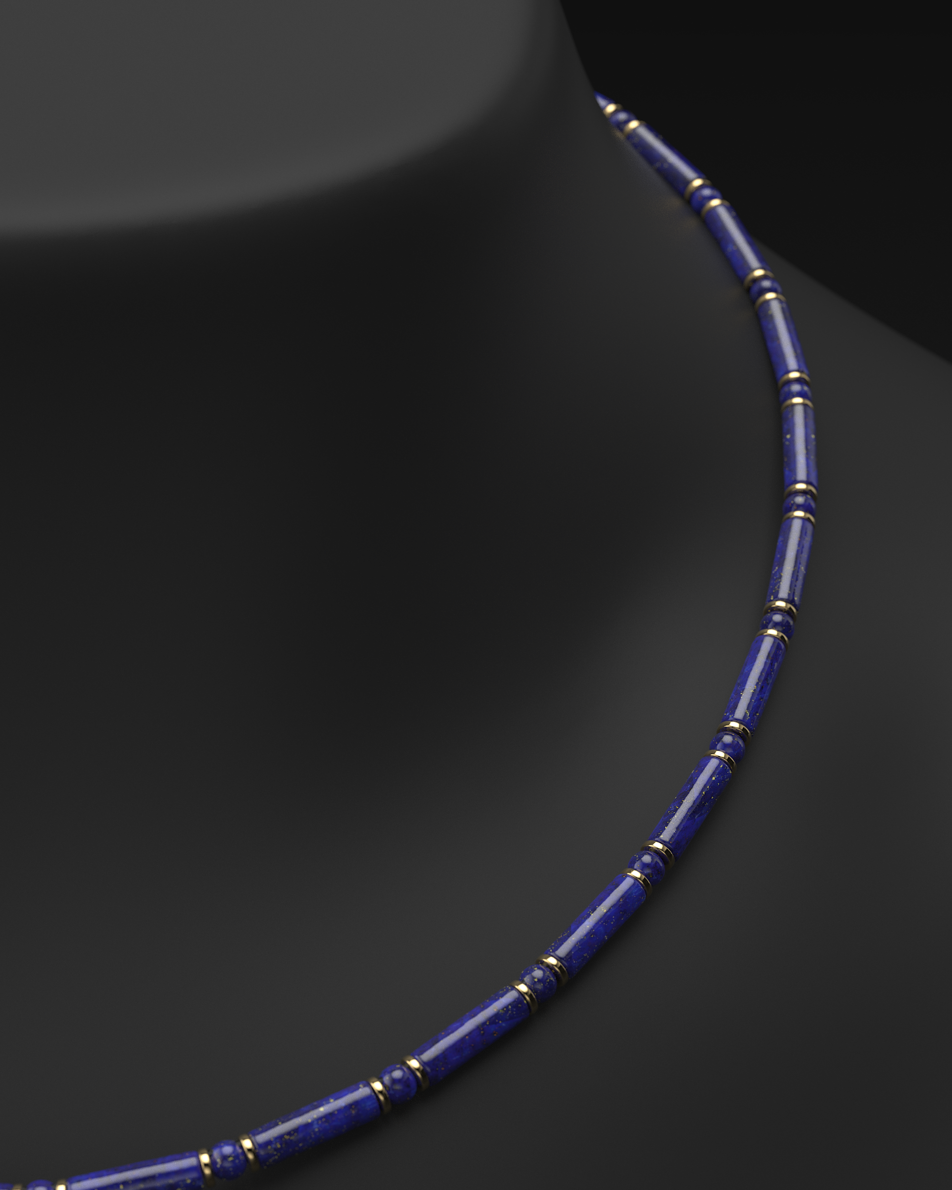 Collar de ónix de 4 mm | Espaciador #2