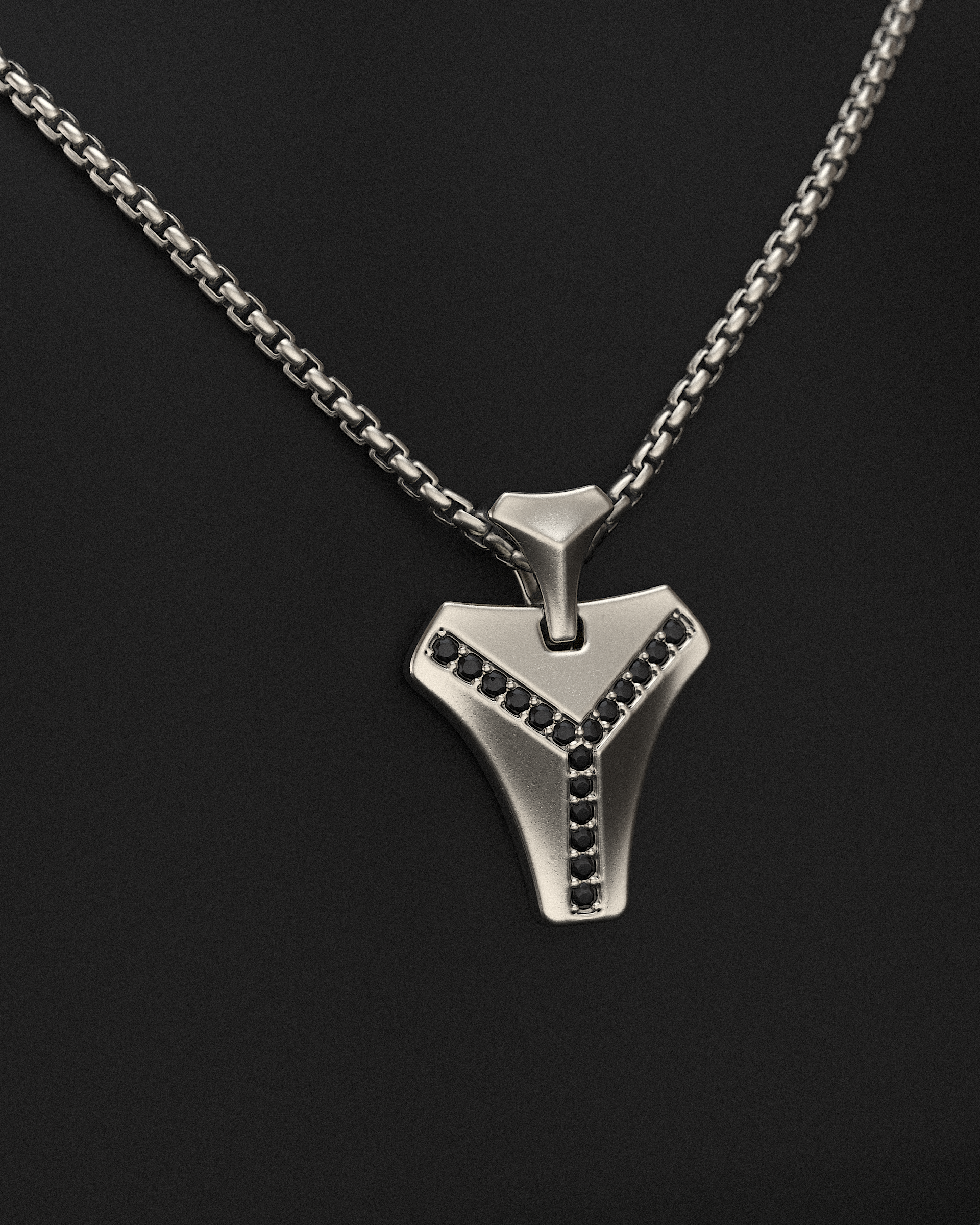Kudos Pendant #2 + Round Box Chain