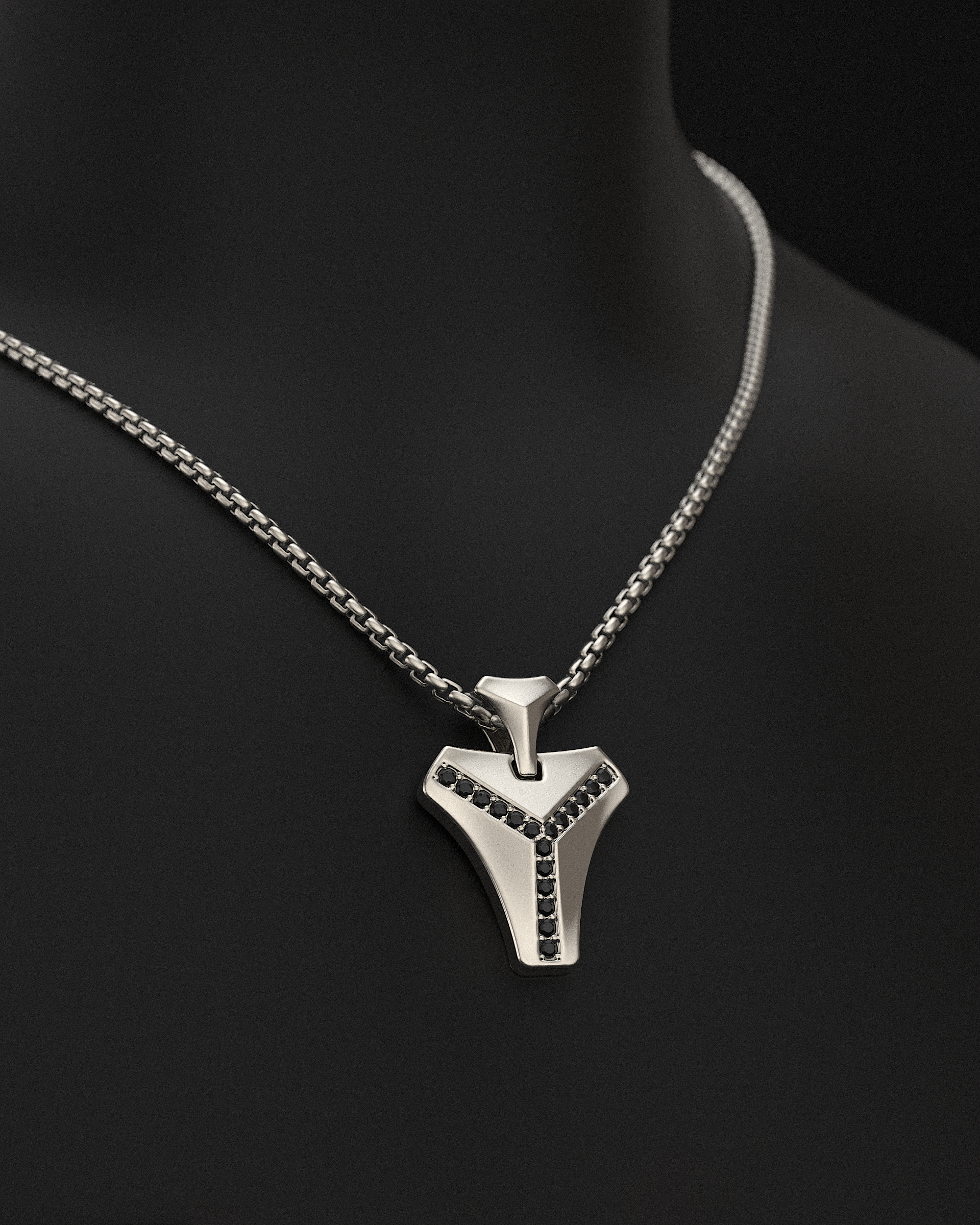Kudos Pendant #2 + Round Box Chain