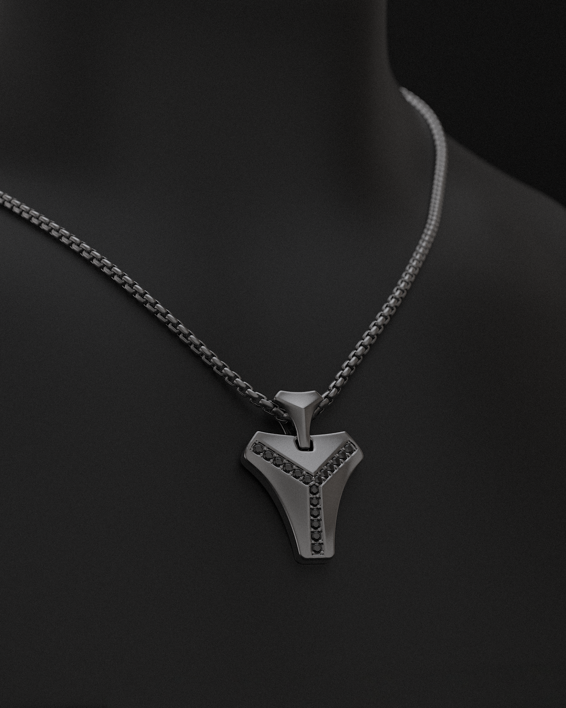 Kudos Pendant #2 + Round Box Chain
